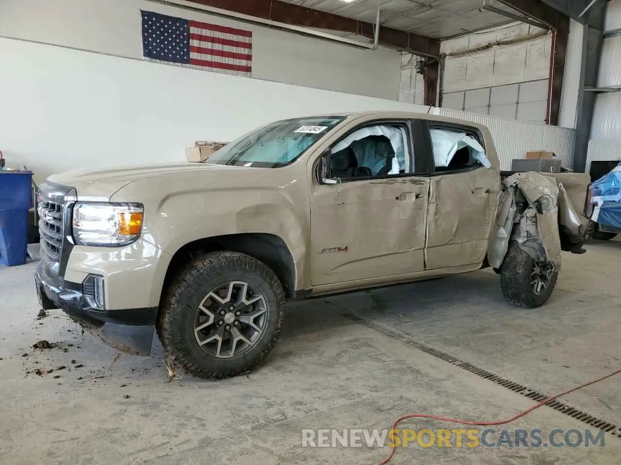 1 Фотография поврежденного автомобиля 1GTG6FENXN1283495 GMC CANYON 2022