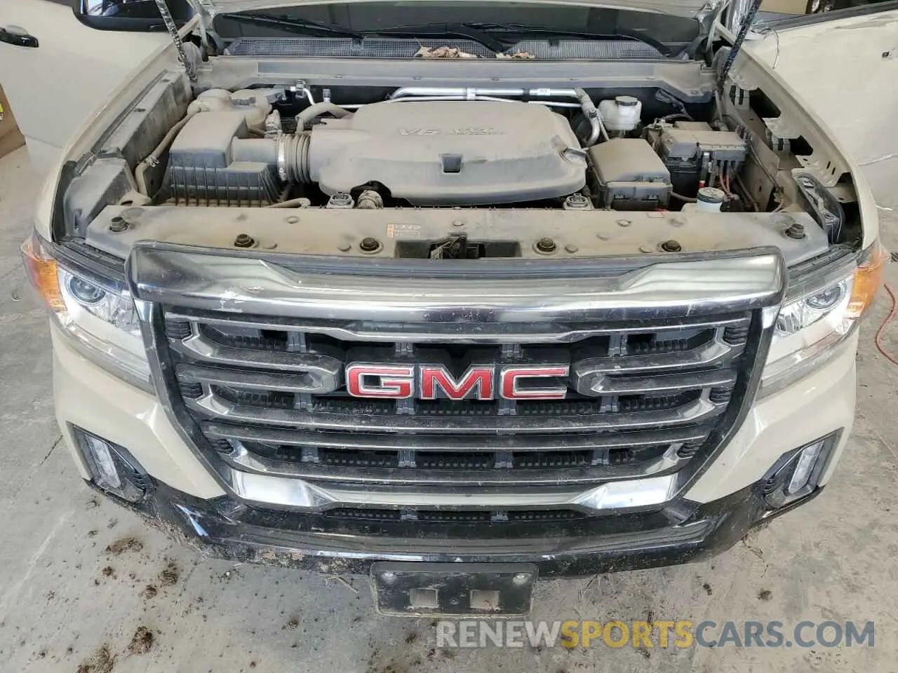 11 Фотография поврежденного автомобиля 1GTG6FENXN1283495 GMC CANYON 2022