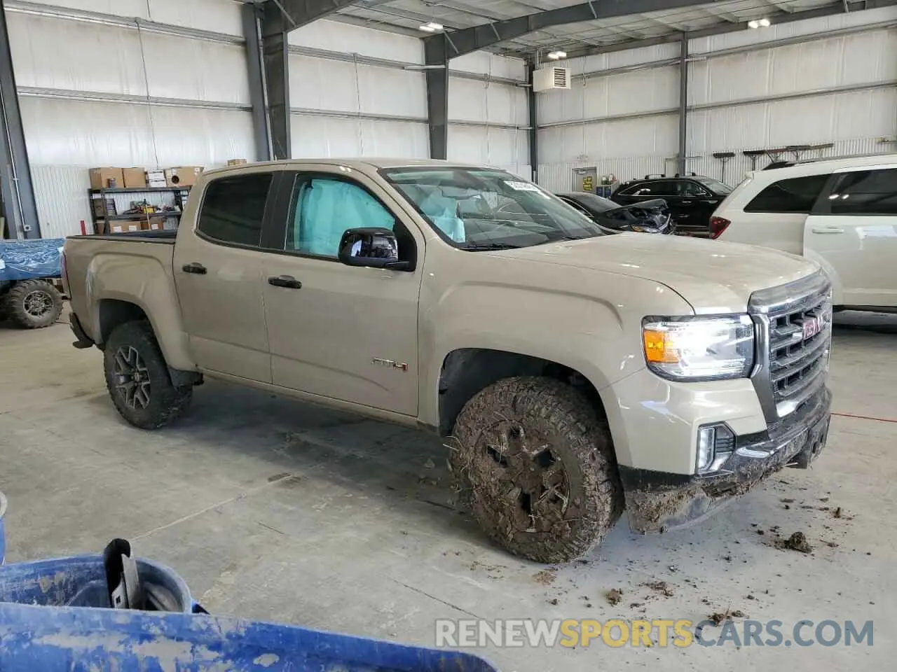4 Фотография поврежденного автомобиля 1GTG6FENXN1283495 GMC CANYON 2022