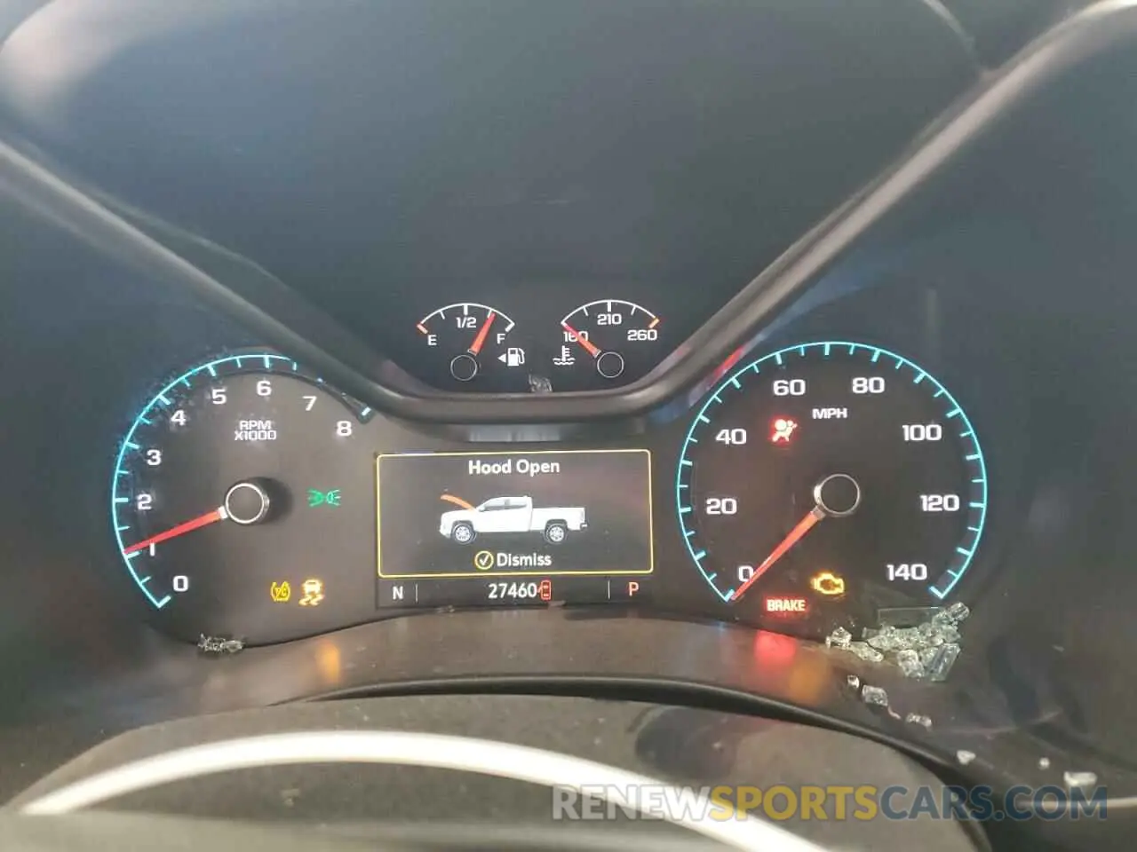 9 Фотография поврежденного автомобиля 1GTG6FENXN1283495 GMC CANYON 2022