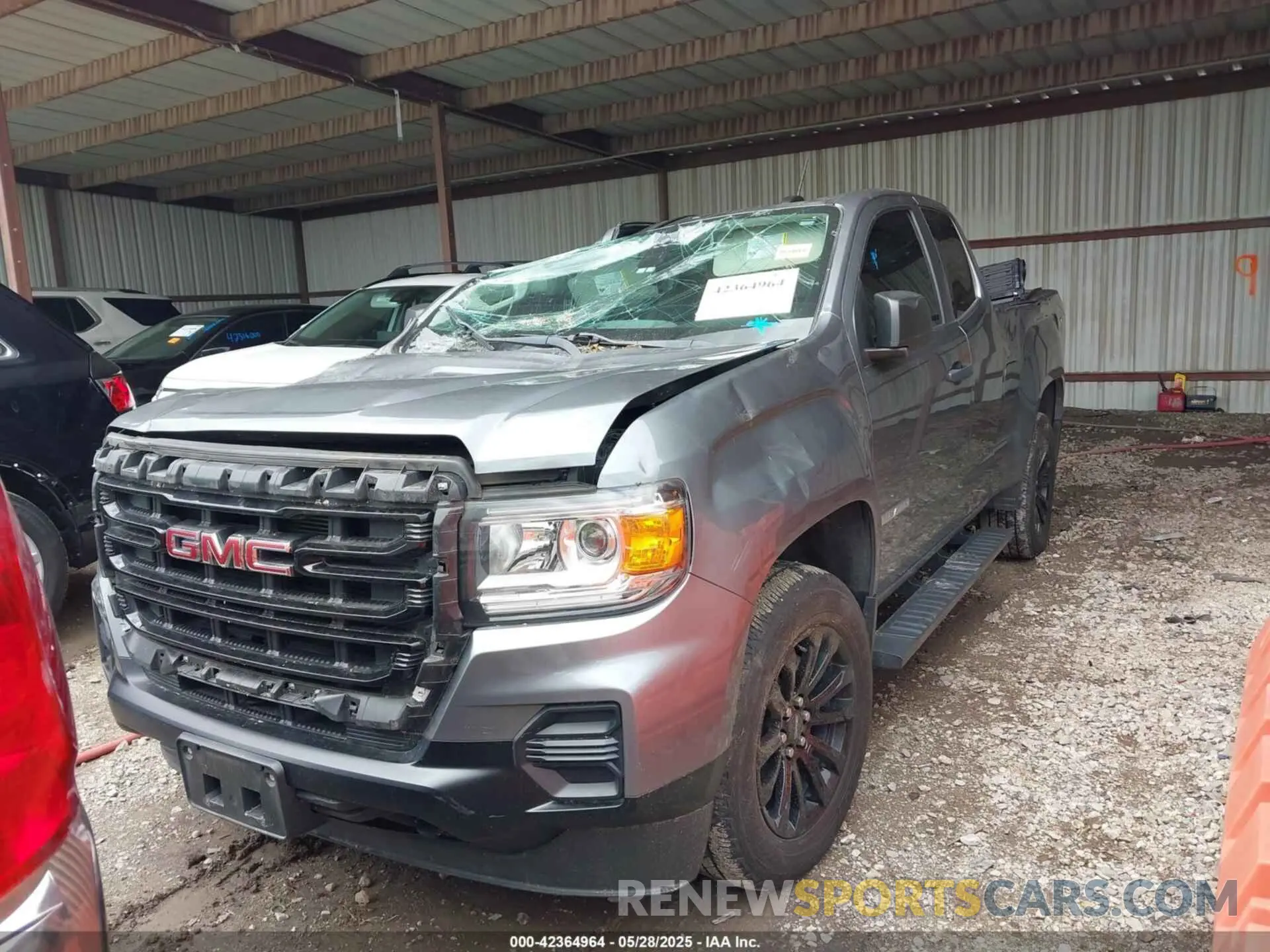 2 Photograph of a damaged car 1GTH6BEN6N1203770 GMC CANYON 2022