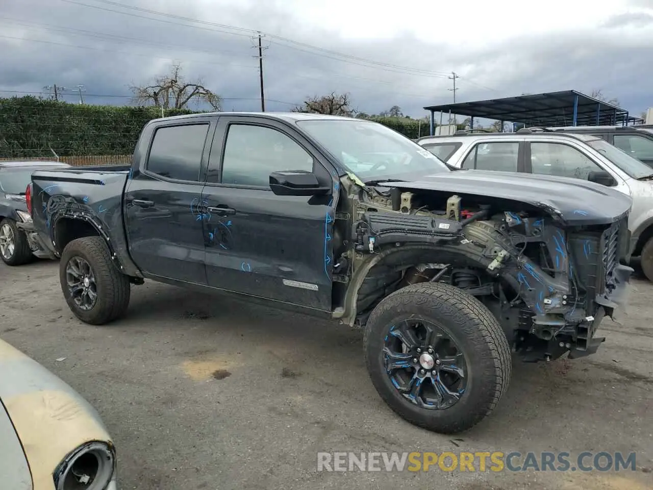 4 Фотография поврежденного автомобиля 1GTP5BEK8P1195517 GMC CANYON 2023