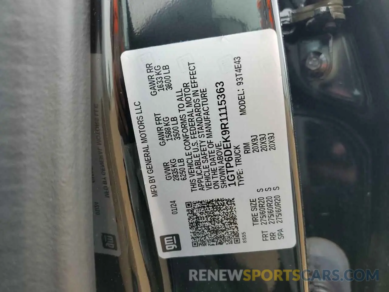 12 Фотография поврежденного автомобиля 1GTP6DEK9R1115363 GMC CANYON 2024