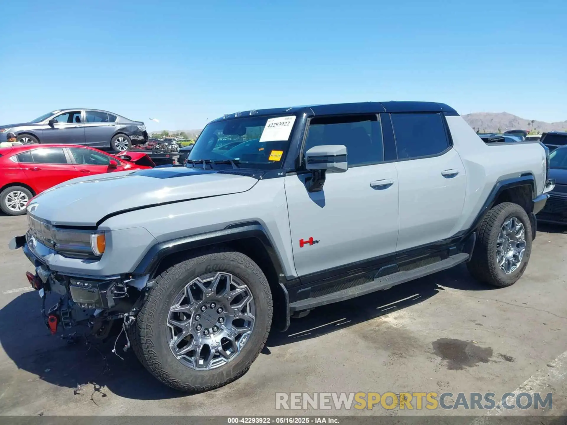2 Photograph of a damaged car 1GT40DDB4SU112154 GMC HUMMER EV PICKUP 2025