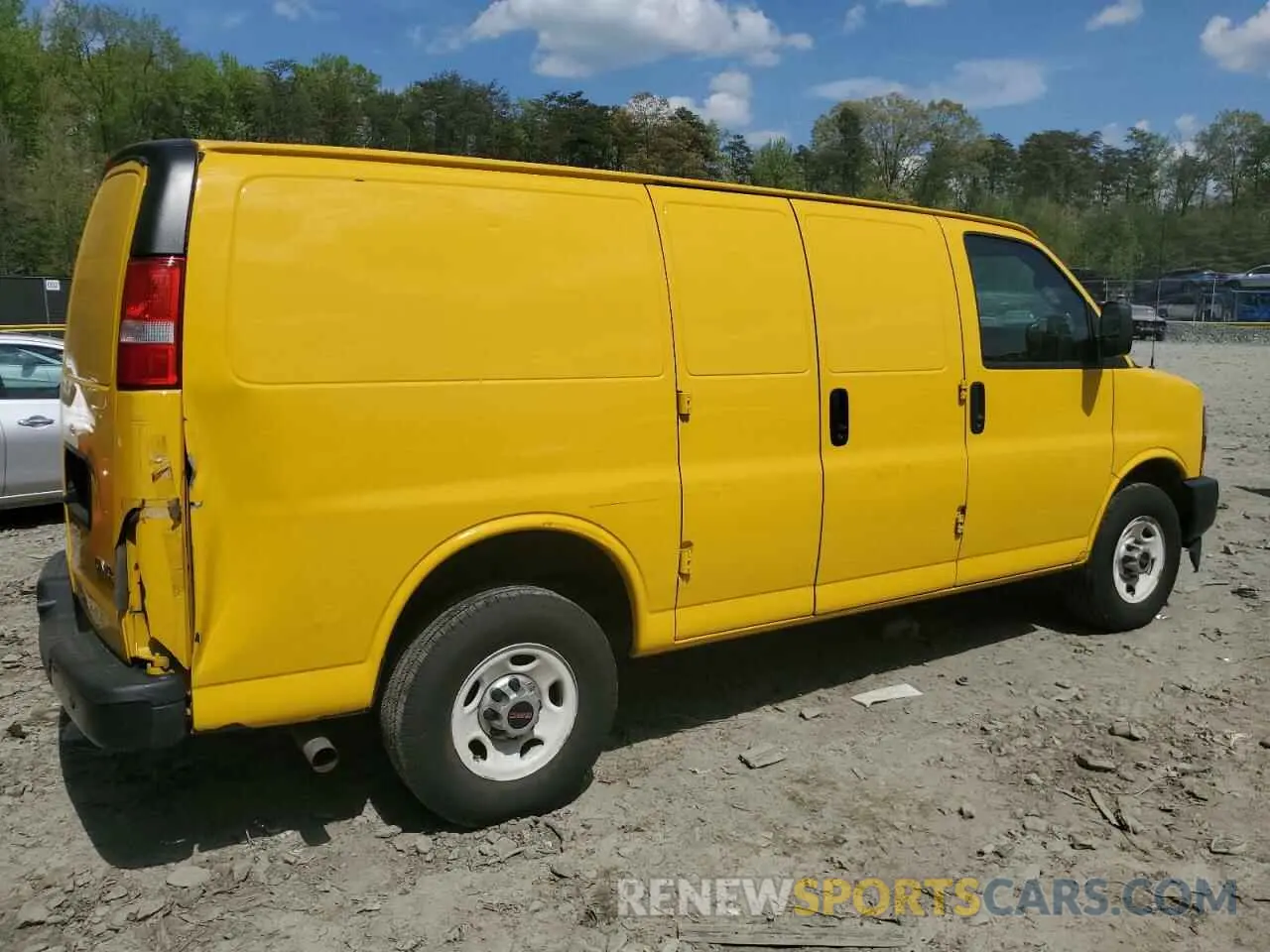 3 Фотография поврежденного автомобиля 1GTW7AFP4M1176601 GMC SAVANA 2021
