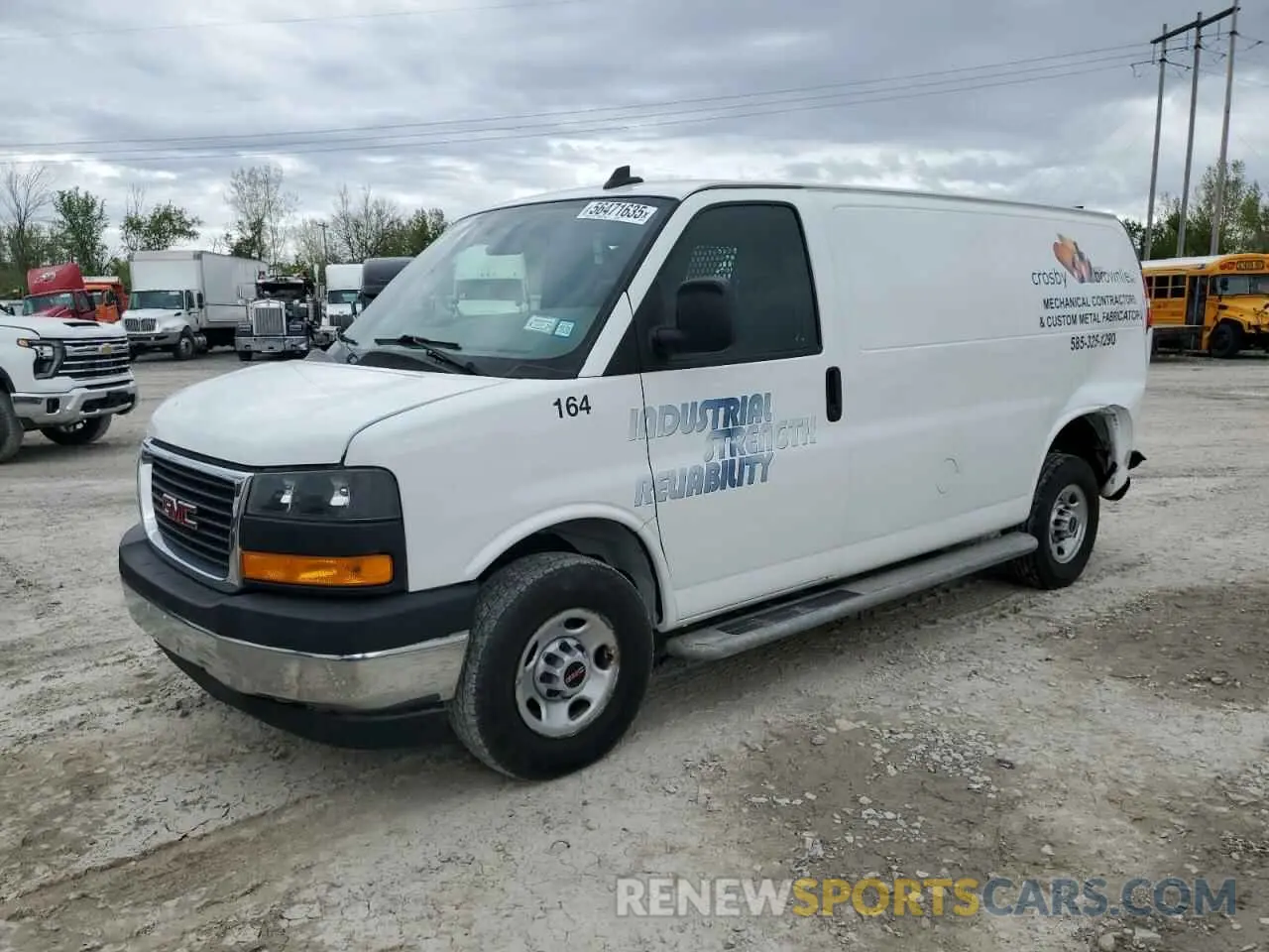 1 Photograph of a damaged car 1GTW7AFP5N1246270 GMC SAVANA 2022
