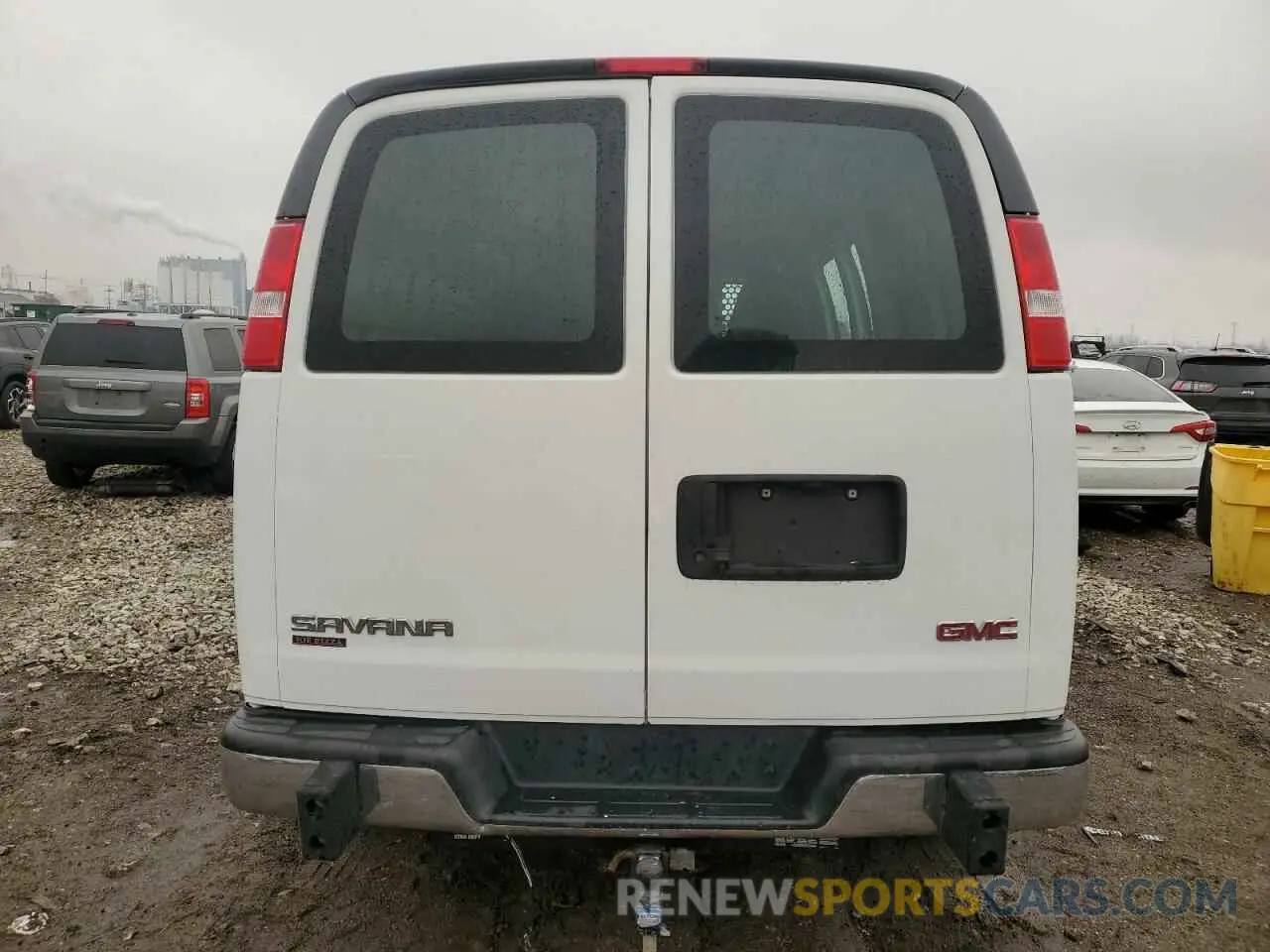 6 Фотография поврежденного автомобиля 1GTW7AFP8N1147653 GMC SAVANA 2022