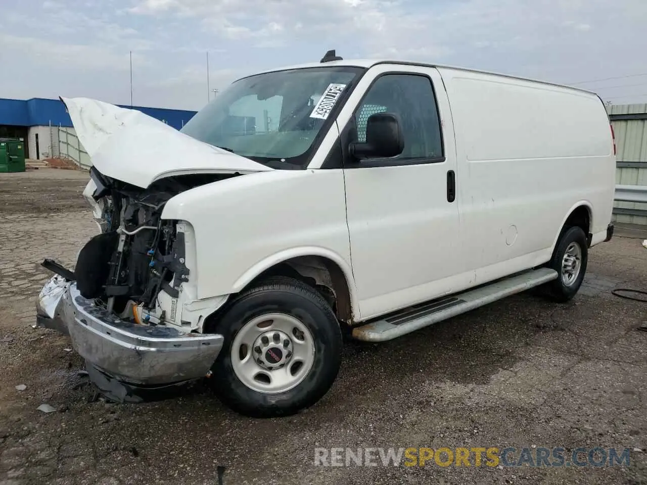 1 Photograph of a damaged car 1GTW7AFP8P1128118 GMC SAVANA 2023