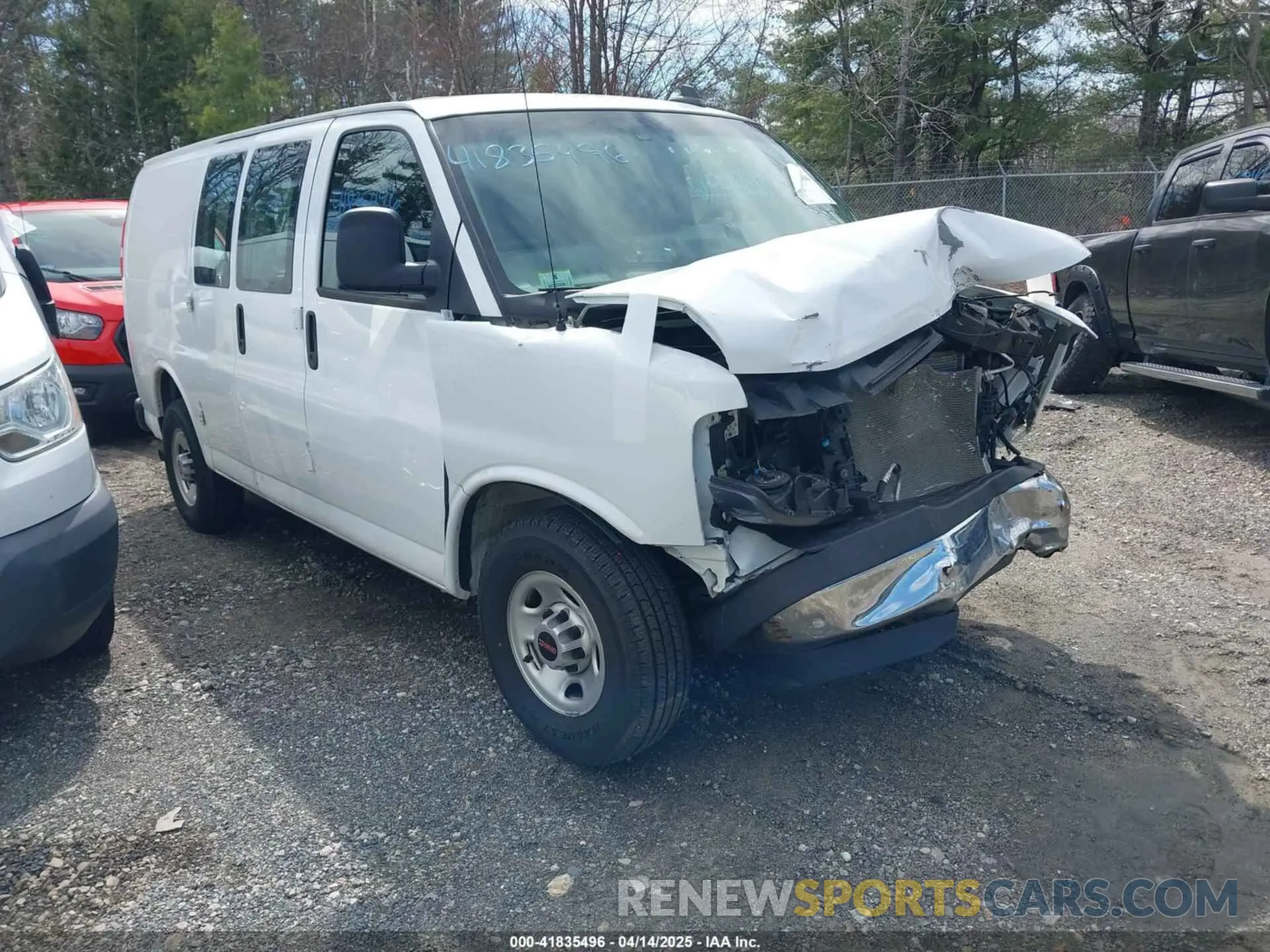 1 Photograph of a damaged car 1GTW7AF72M1191484 GMC SAVANA CARGO 2021