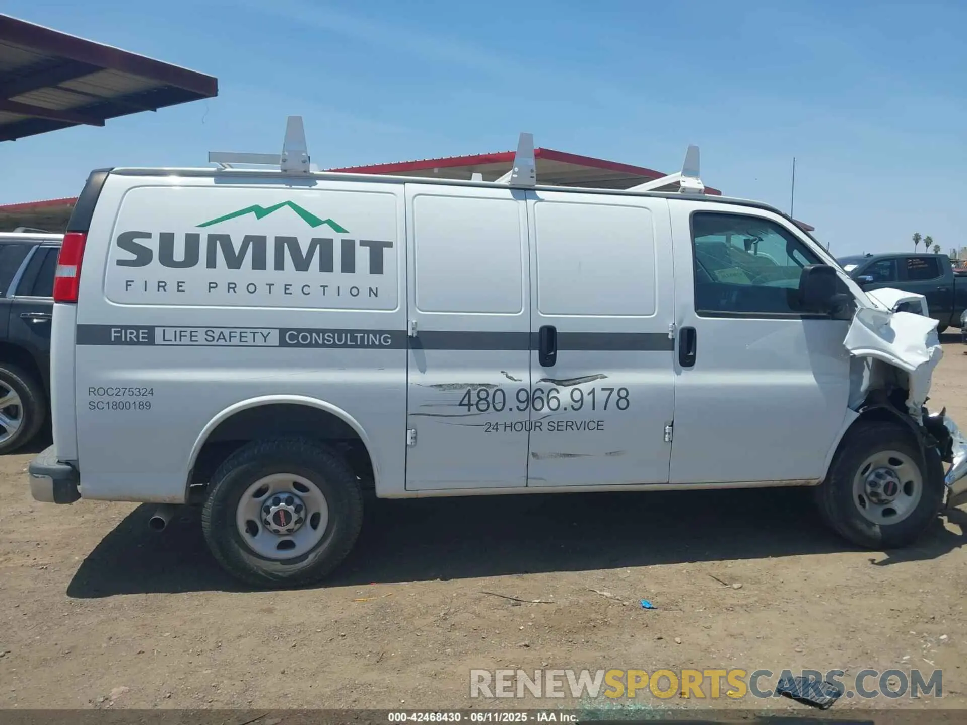 13 Photograph of a damaged car 1GTW7AFP2P1105188 GMC SAVANA CARGO 2023