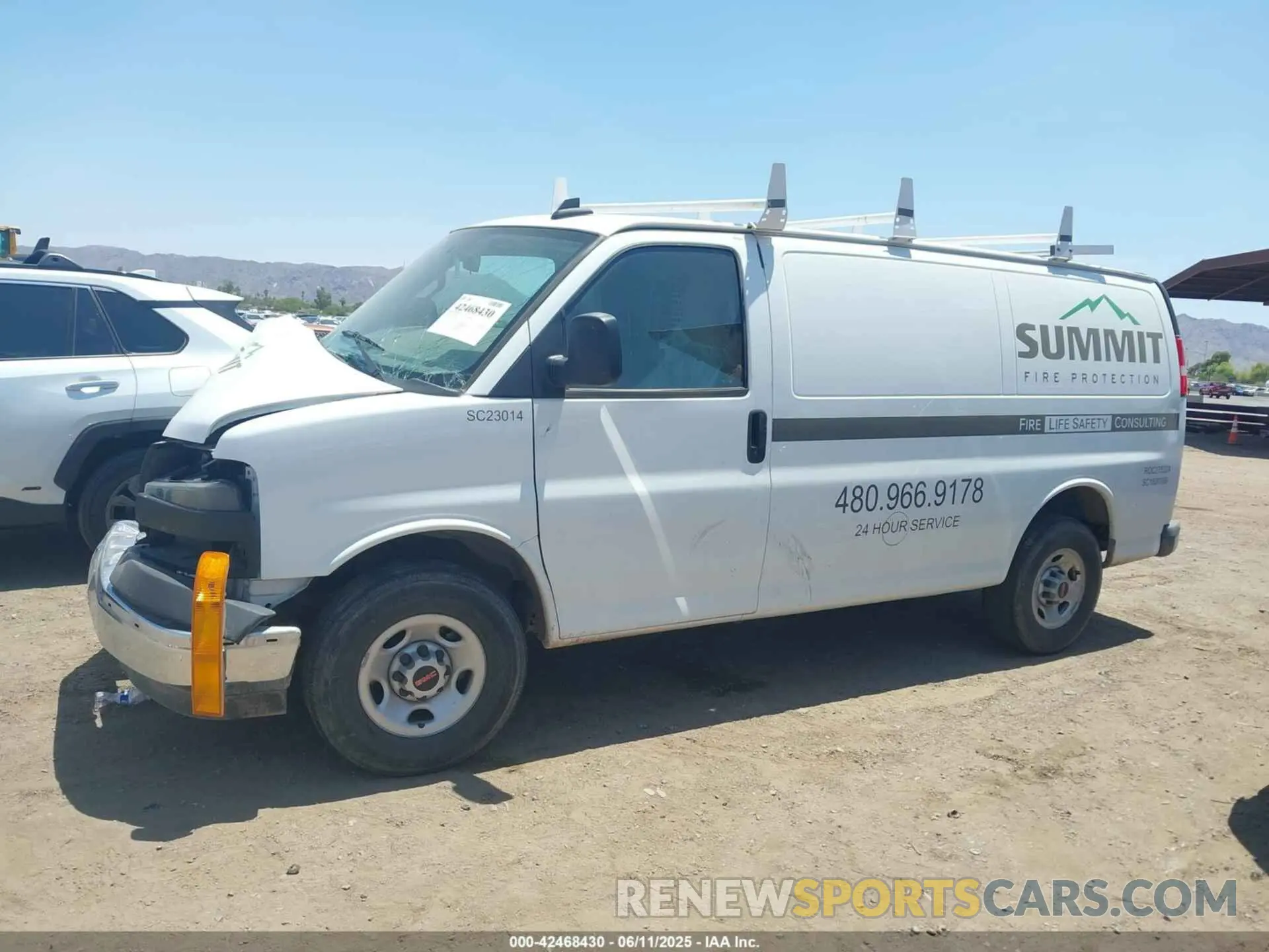 14 Photograph of a damaged car 1GTW7AFP2P1105188 GMC SAVANA CARGO 2023