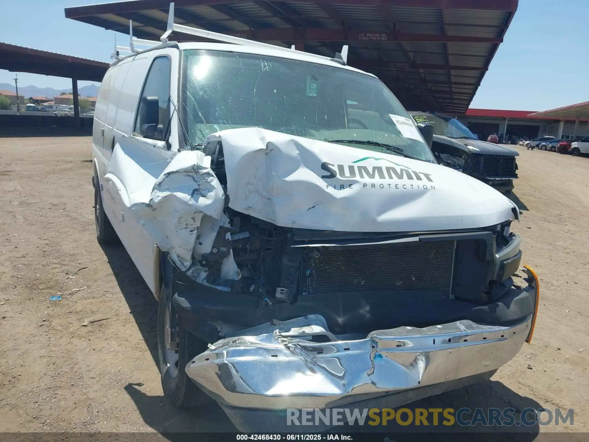 6 Photograph of a damaged car 1GTW7AFP2P1105188 GMC SAVANA CARGO 2023