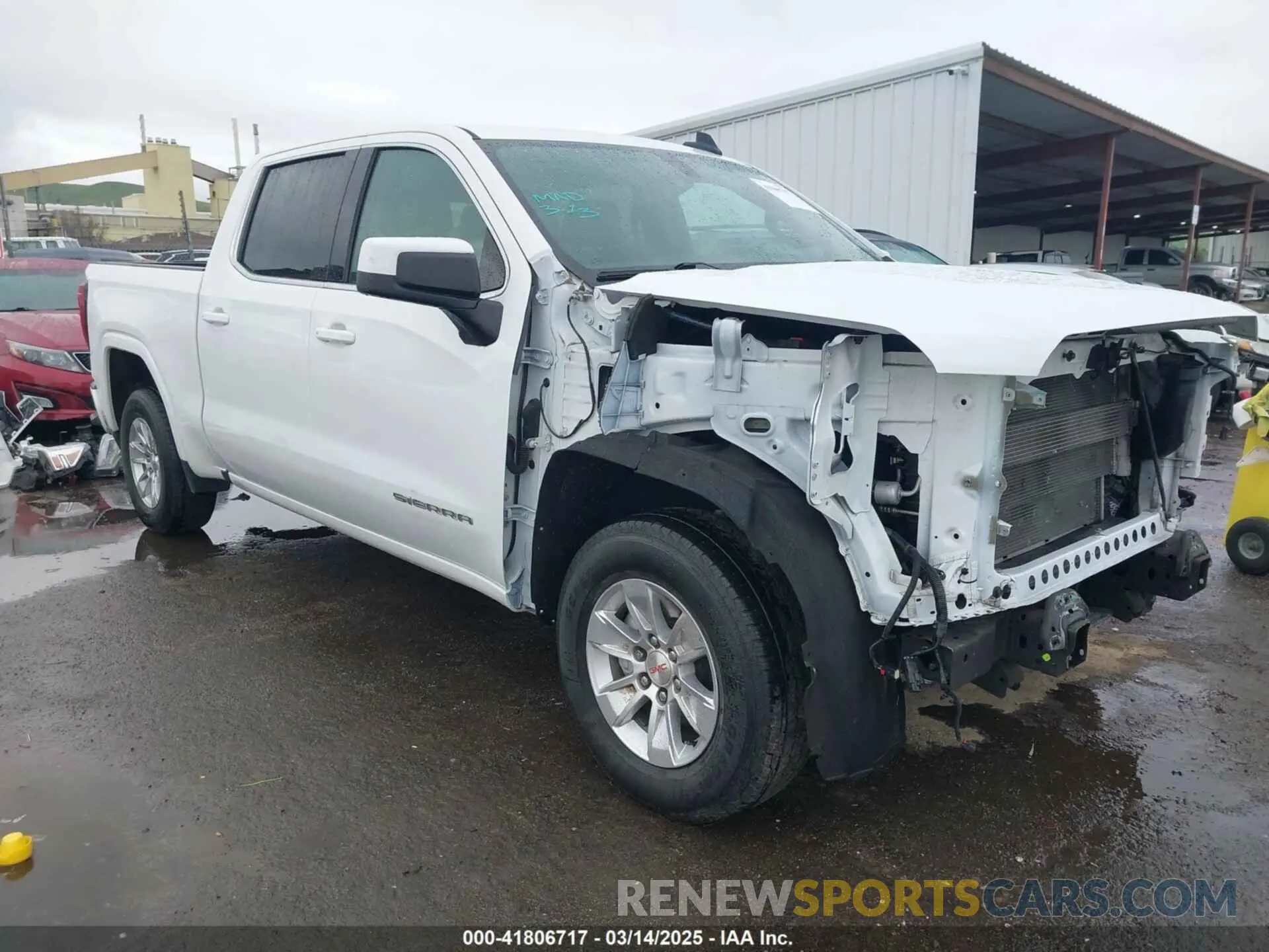 1 Photograph of a damaged car 1GTP8BED5KZ364377 GMC SIERRA 1500 2019