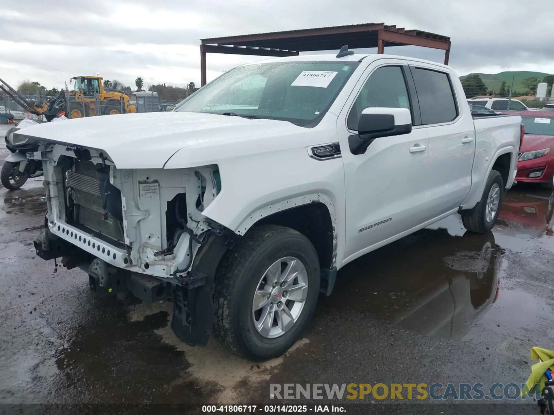 2 Photograph of a damaged car 1GTP8BED5KZ364377 GMC SIERRA 1500 2019
