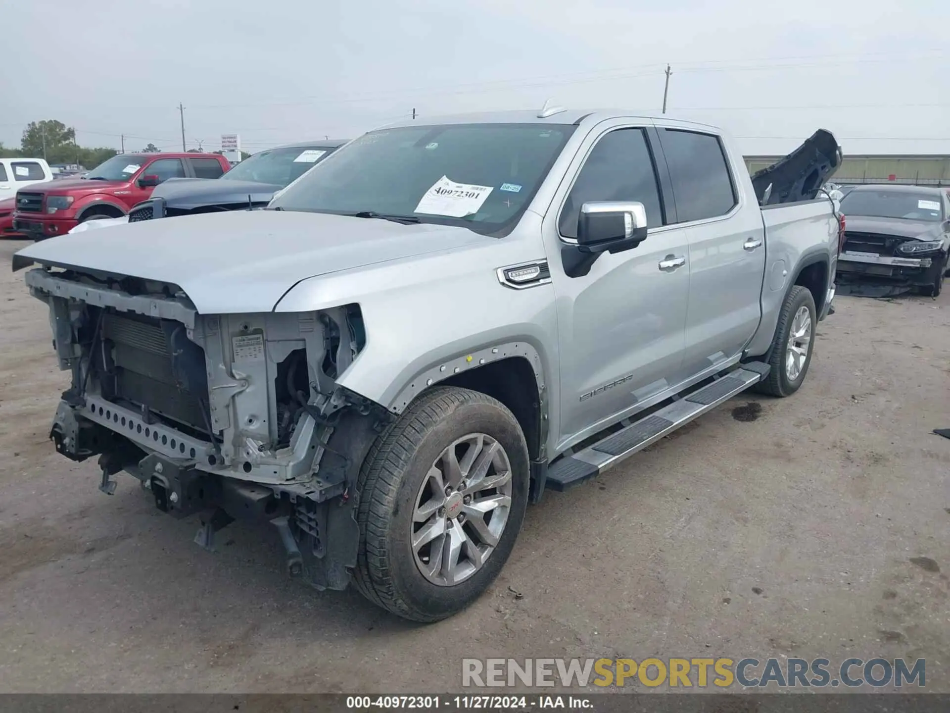 2 Photograph of a damaged car 1GTP8DED1KZ116381 GMC SIERRA 1500 2019