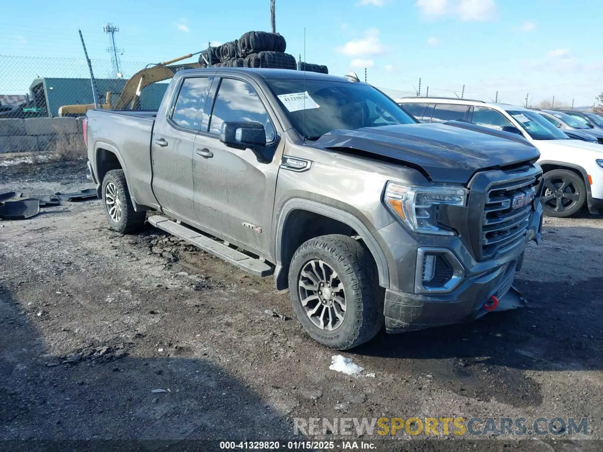 1 Photograph of a damaged car 1GTR9EED2KZ374601 GMC SIERRA 1500 2019