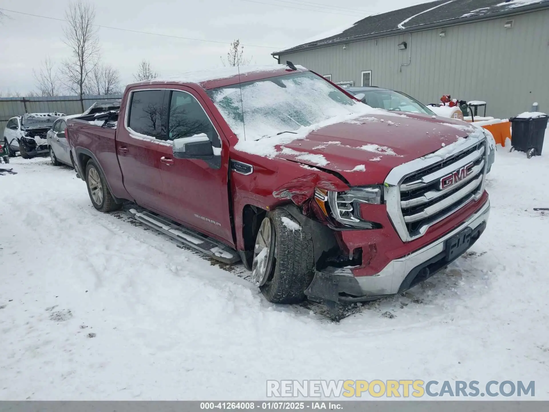 1 Photograph of a damaged car 1GTU9BED3KZ278758 GMC SIERRA 1500 2019