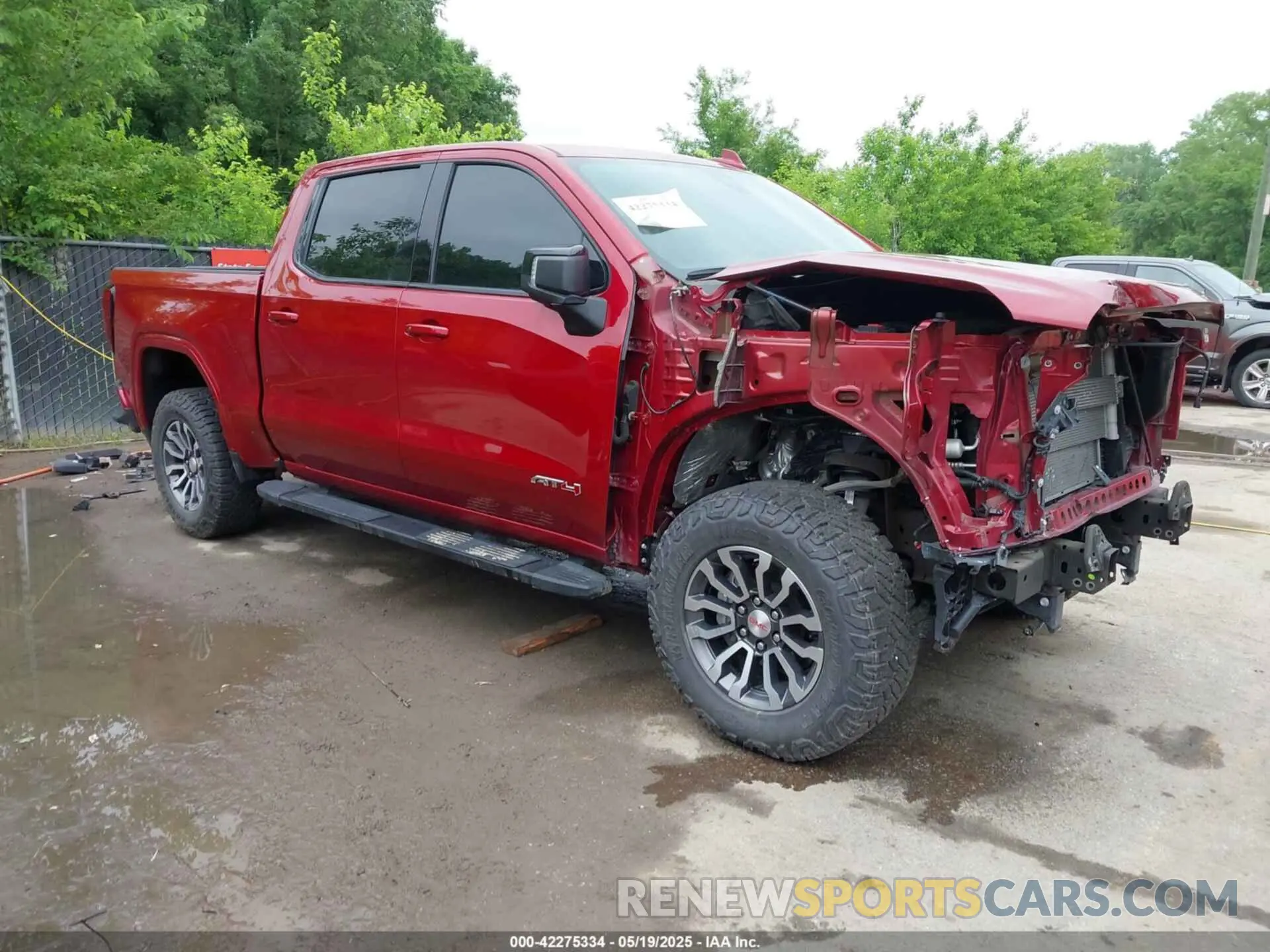 1 Photograph of a damaged car 1GTP9EEL8LZ297488 GMC SIERRA 1500 2020
