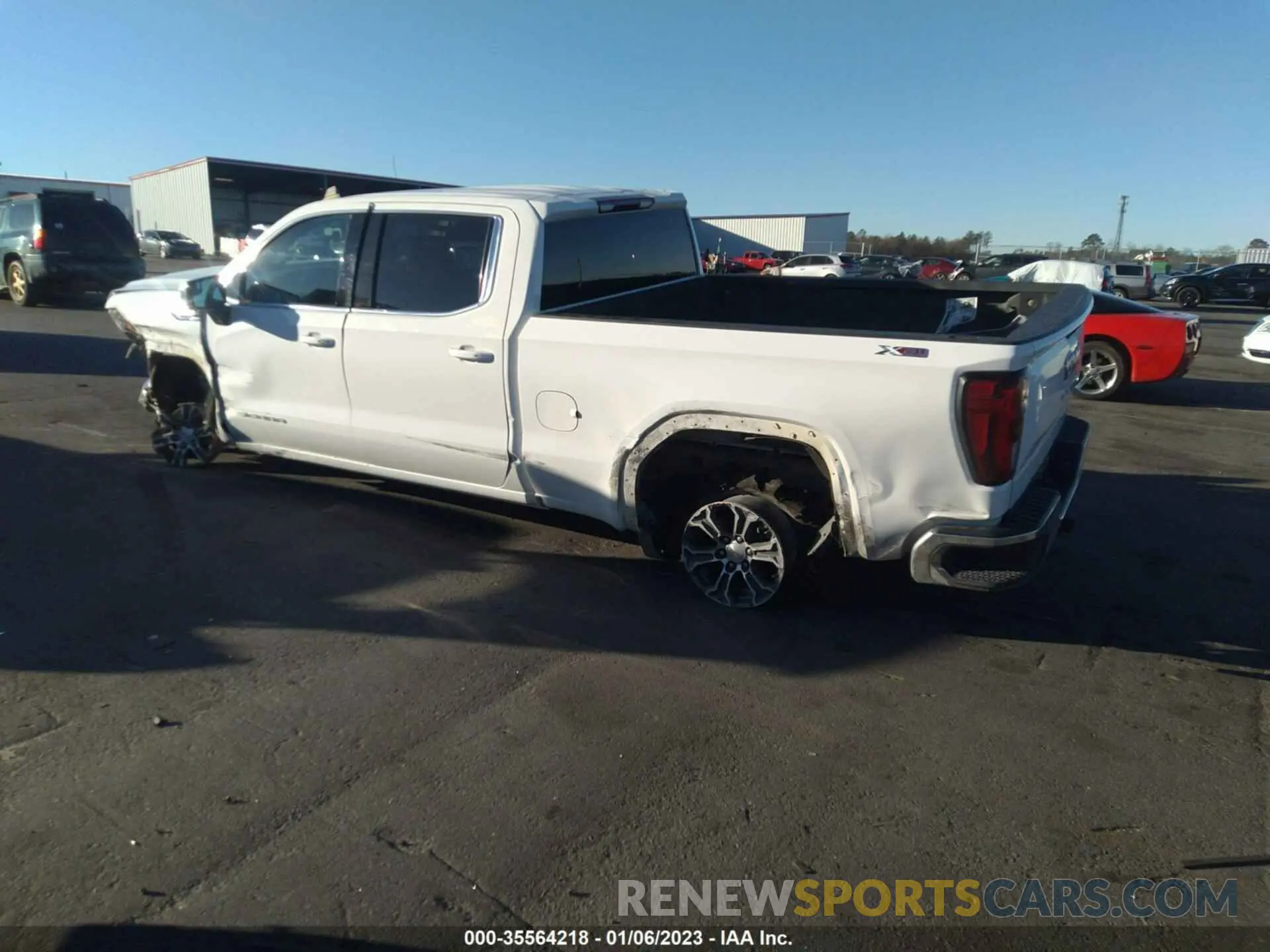 3 Фотография поврежденного автомобиля 1GTU9BED4LZ230610 GMC SIERRA 1500 2020
