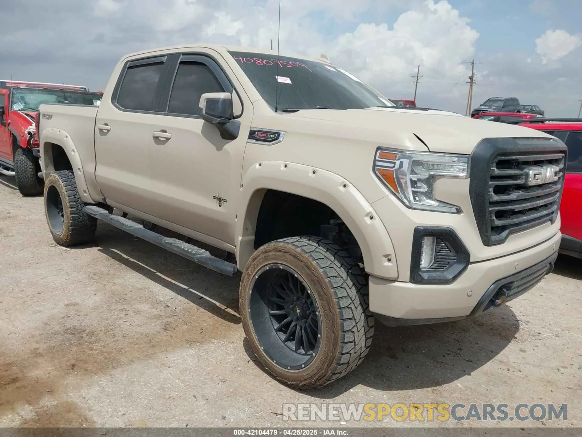 1 Фотография поврежденного автомобиля 1GTU9DEL0LZ229571 GMC SIERRA 1500 2020