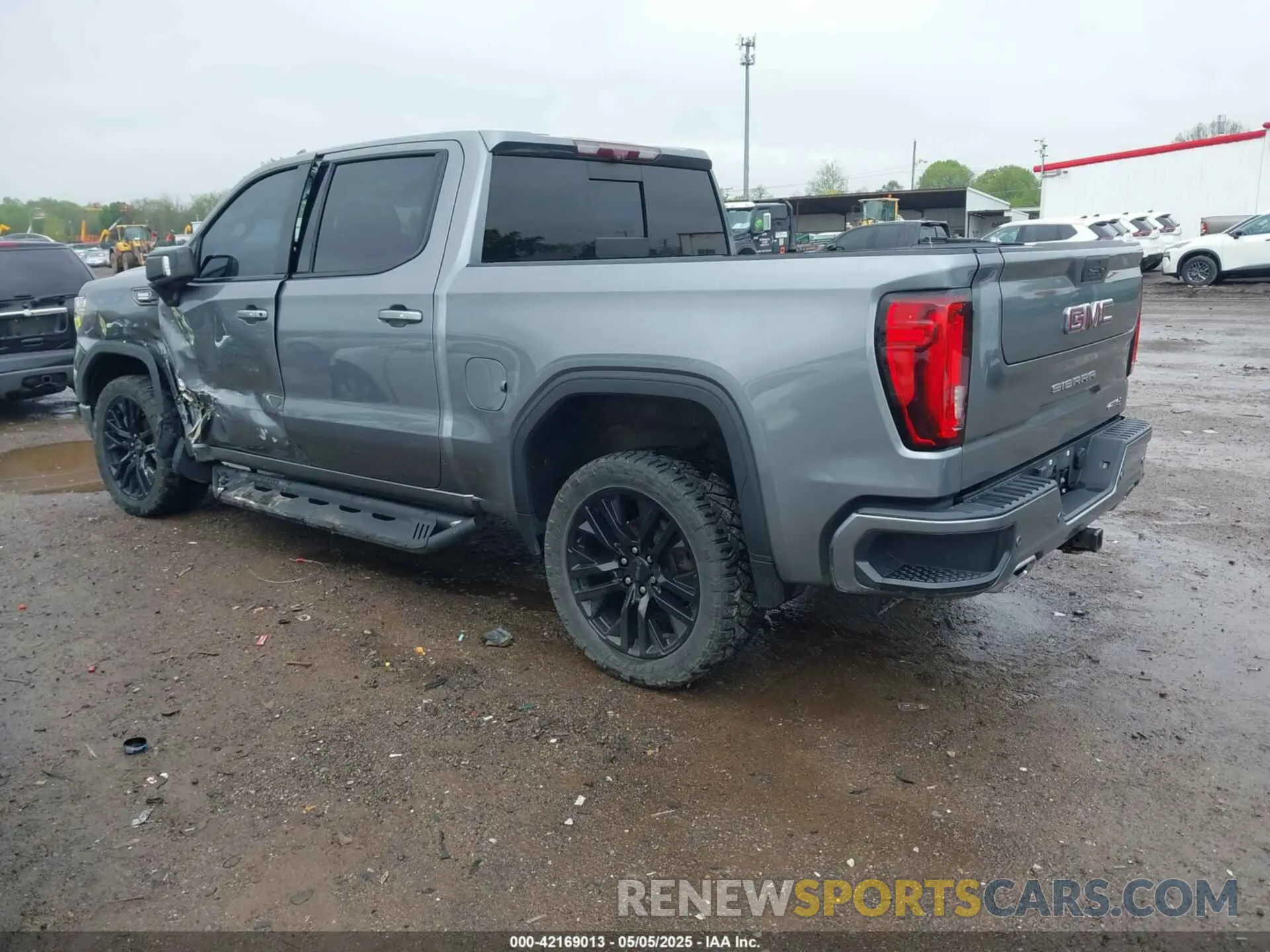 3 Фотография поврежденного автомобиля 1GTU9EET2LZ191346 GMC SIERRA 1500 2020