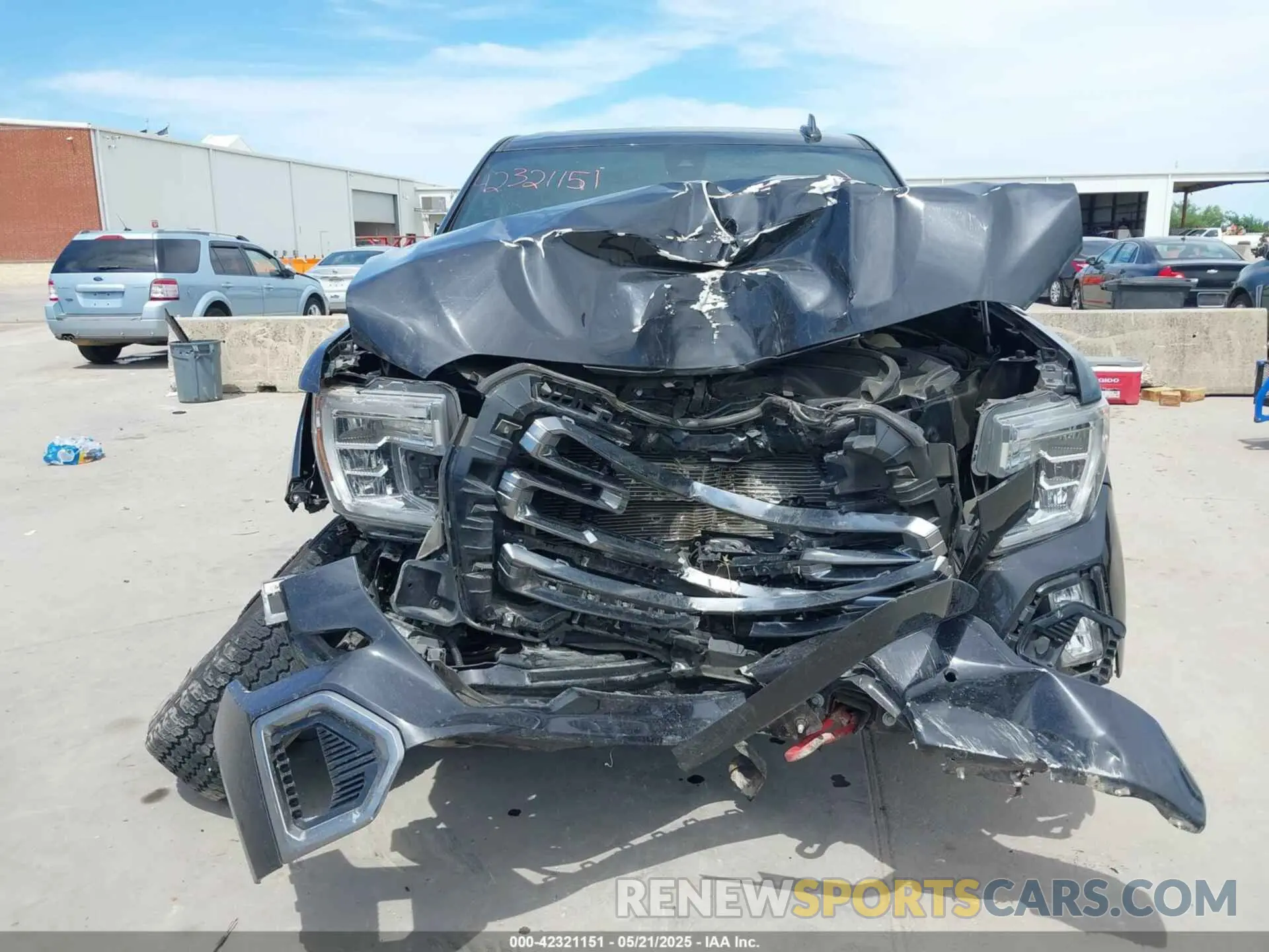 6 Фотография поврежденного автомобиля 1GTU9EET3LZ273845 GMC SIERRA 1500 2020