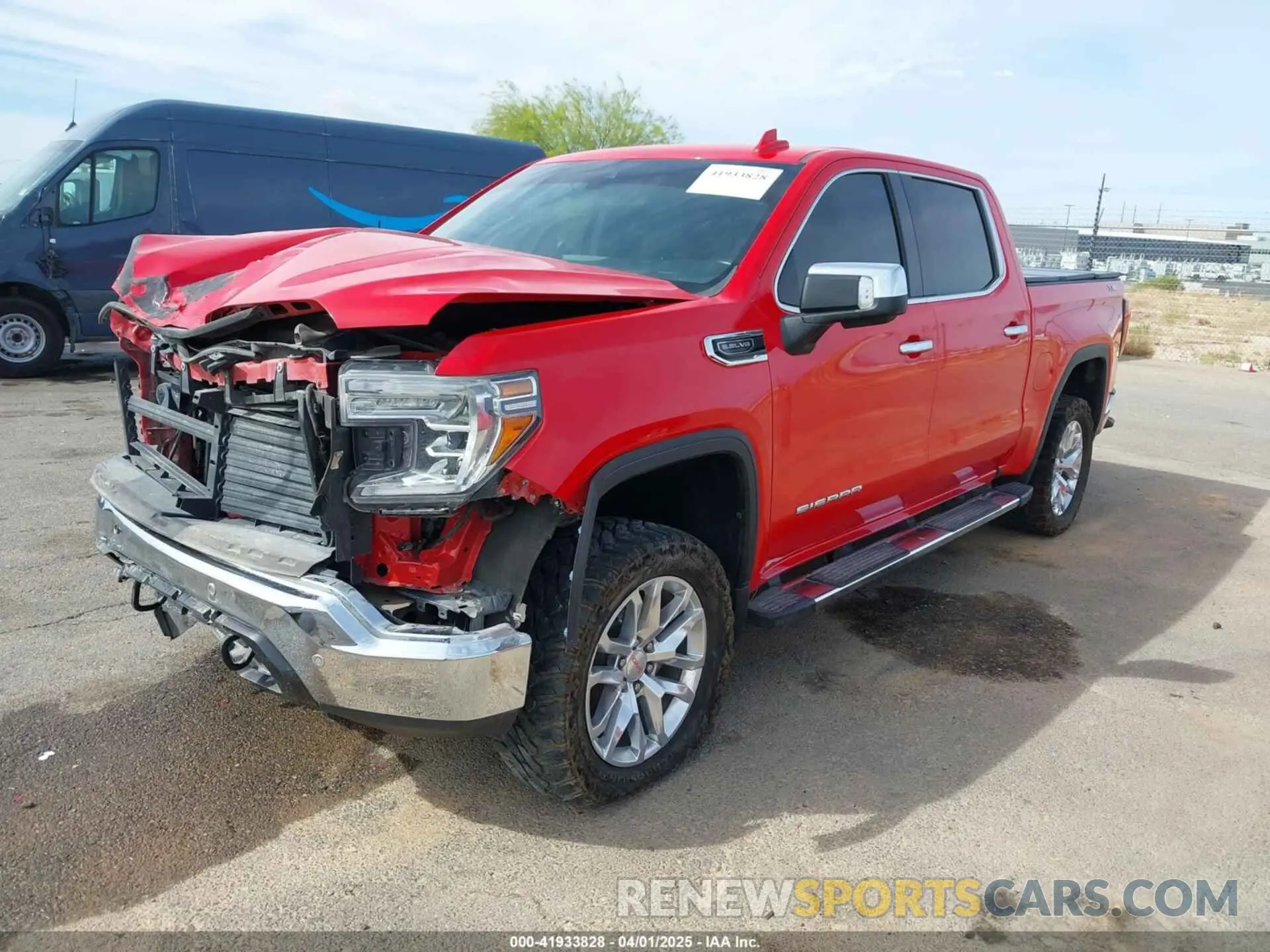 2 Фотография поврежденного автомобиля 3GTU9DED6LG128611 GMC SIERRA 1500 2020