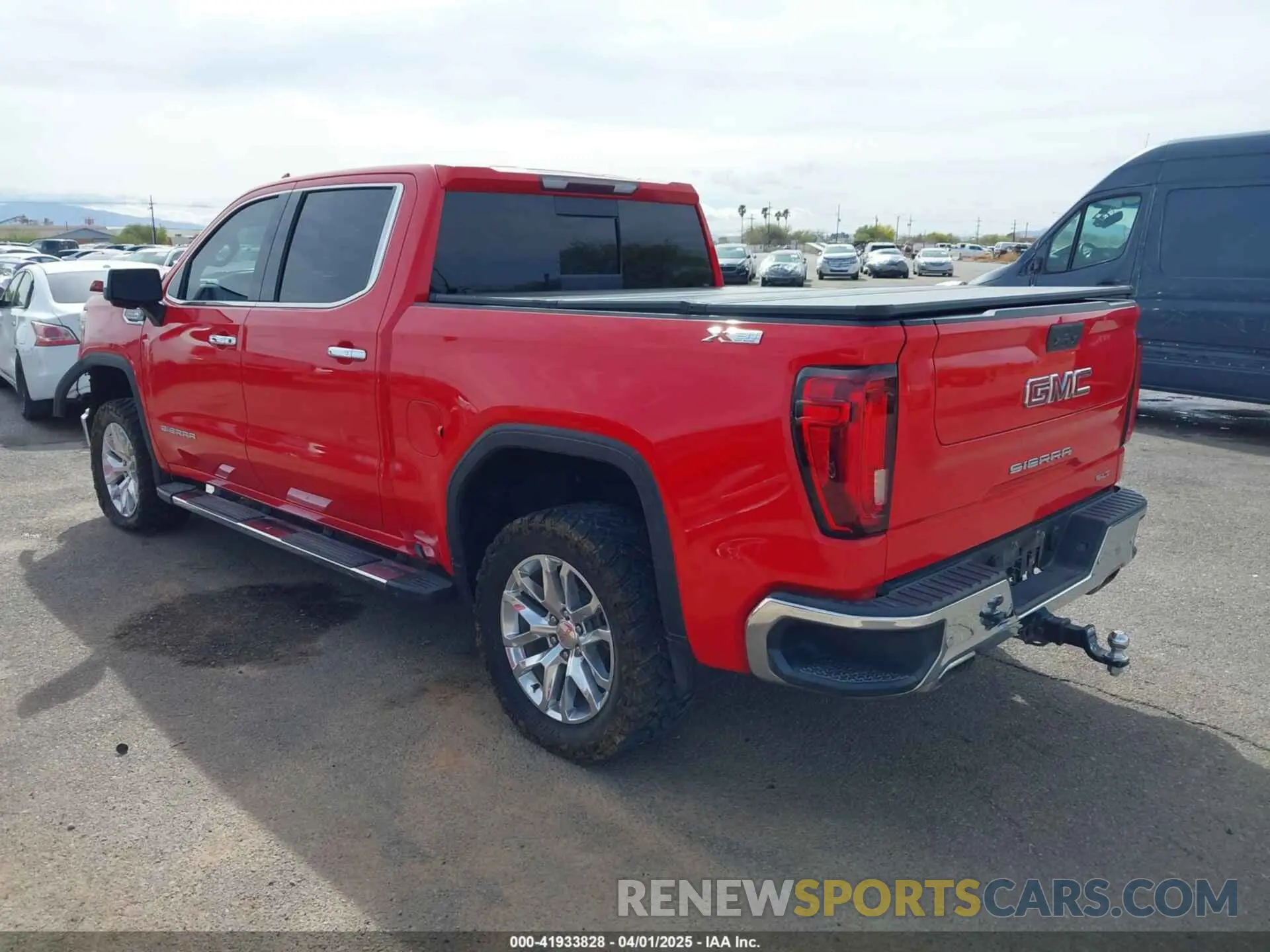 3 Фотография поврежденного автомобиля 3GTU9DED6LG128611 GMC SIERRA 1500 2020