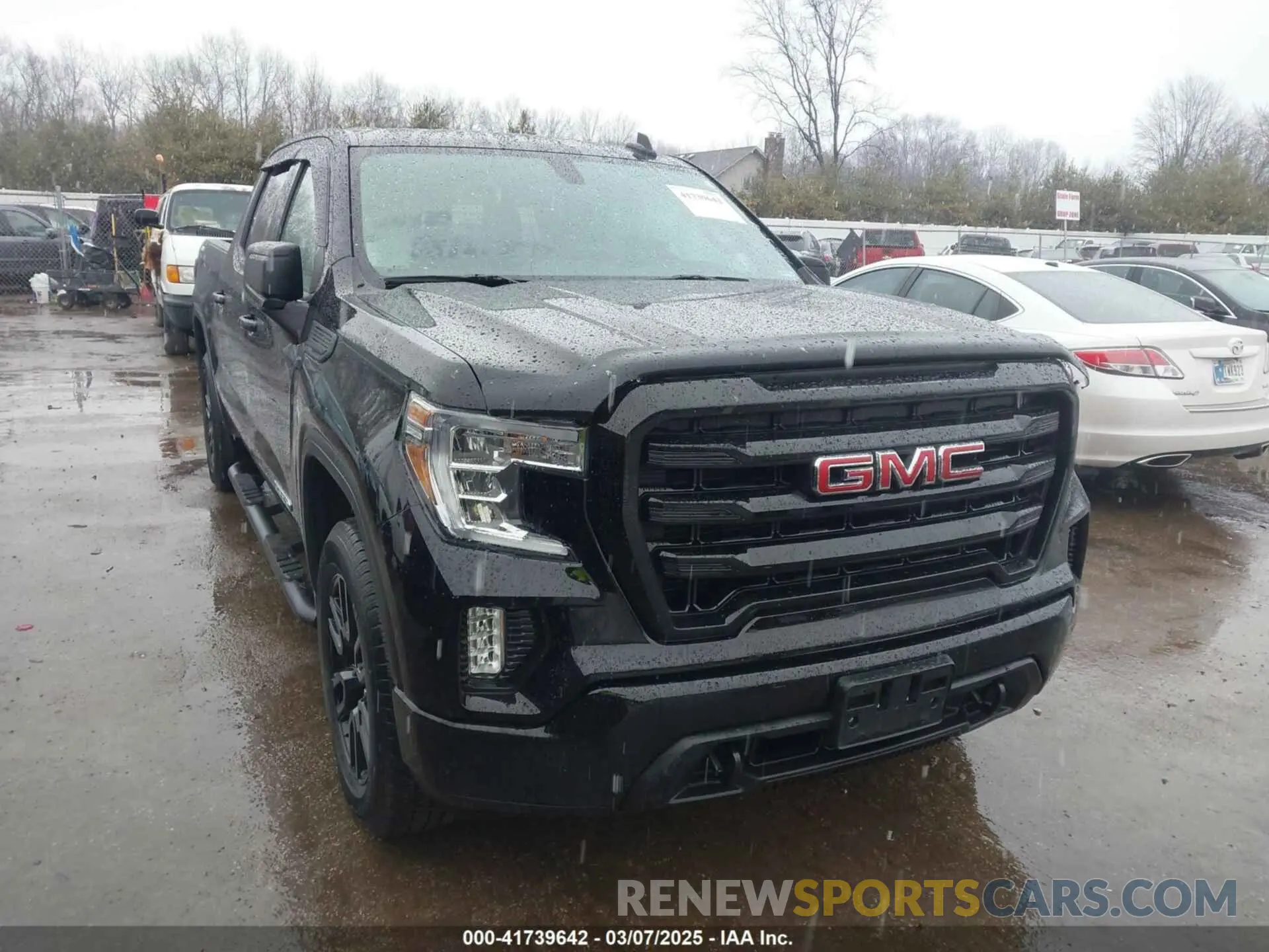 1 Photograph of a damaged car 1GTP9CEK3MZ346965 GMC SIERRA 1500 2021