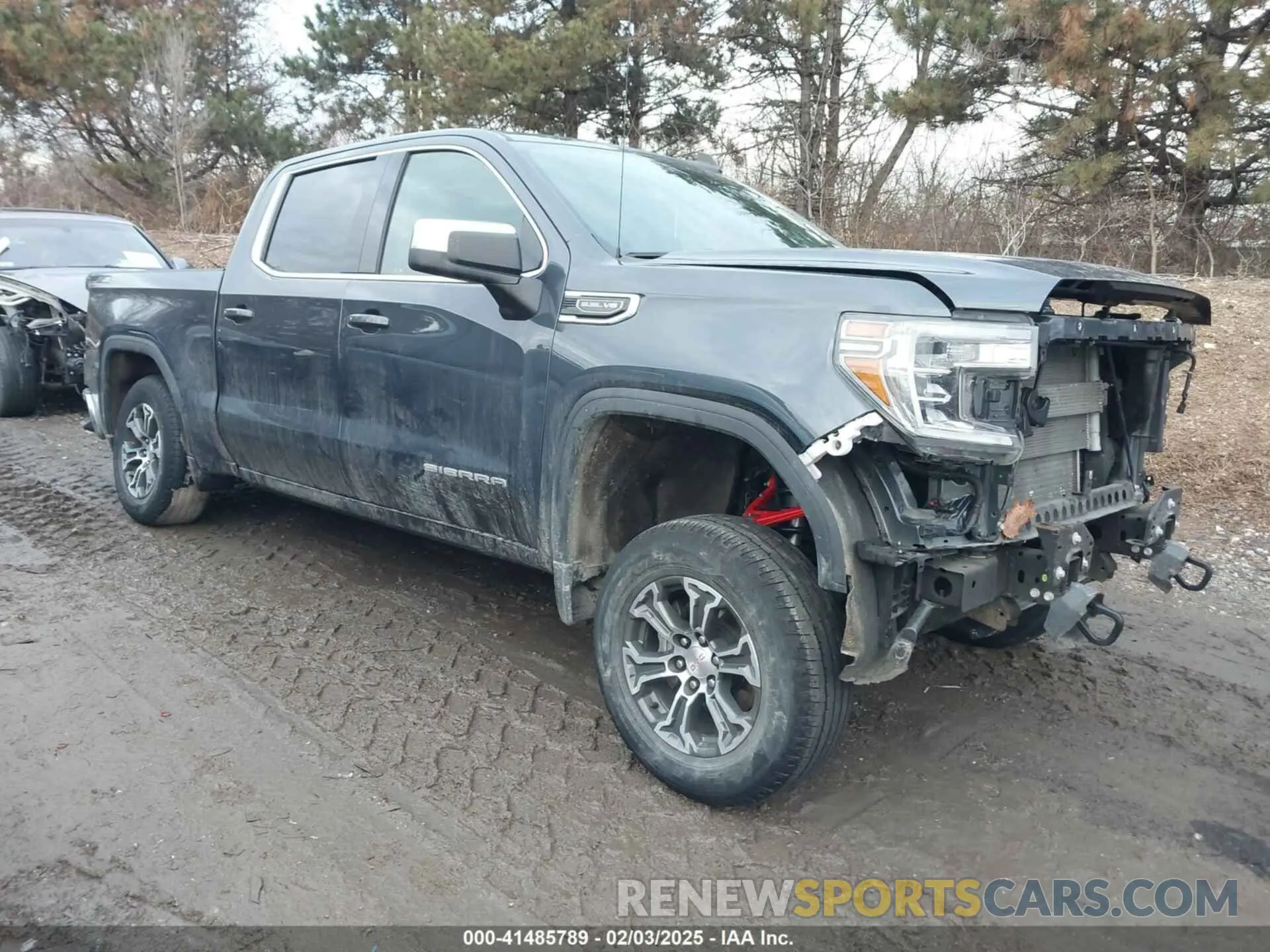 1 Photograph of a damaged car 1GTU9BED5MZ408087 GMC SIERRA 1500 2021