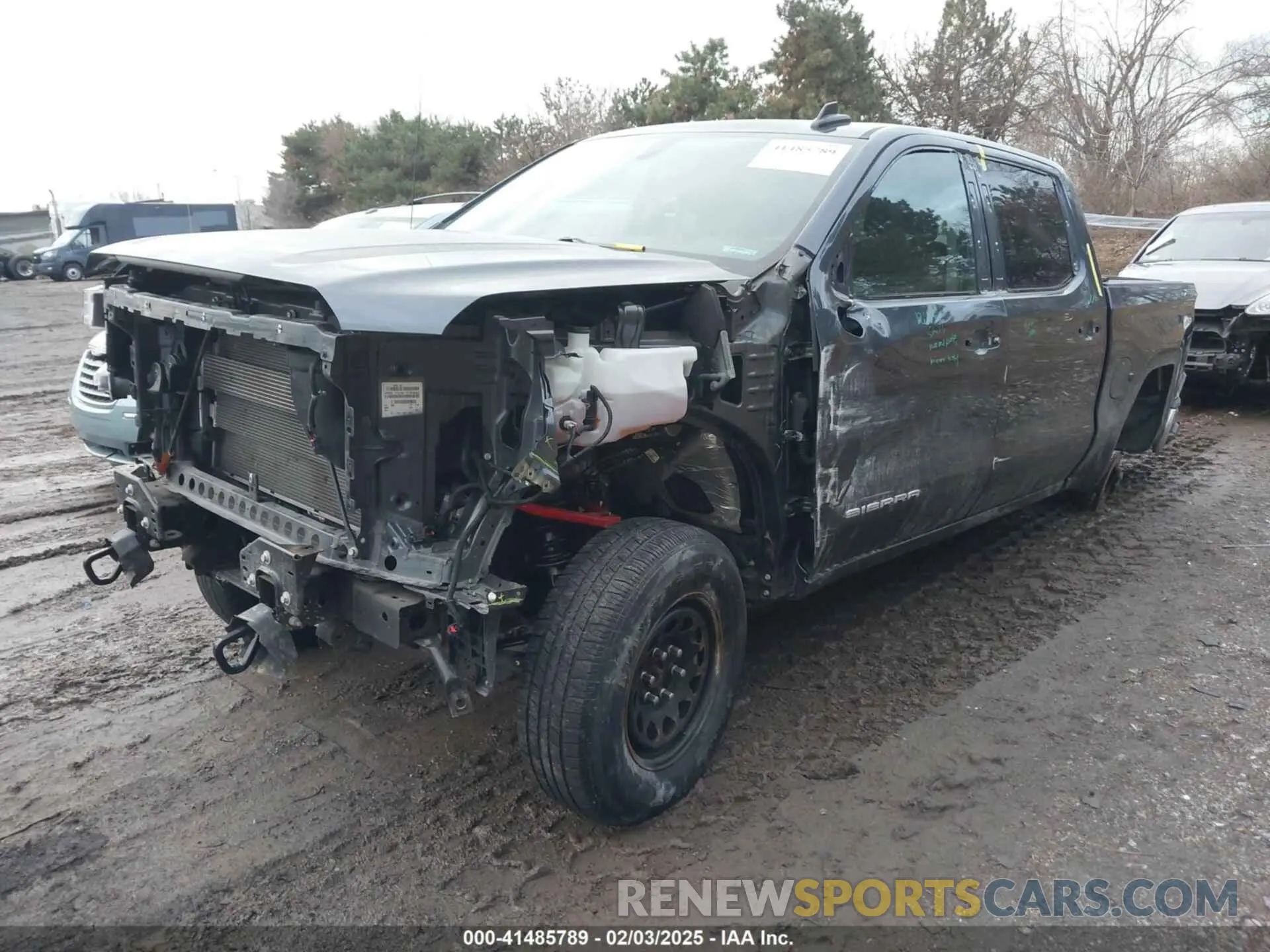 2 Photograph of a damaged car 1GTU9BED5MZ408087 GMC SIERRA 1500 2021