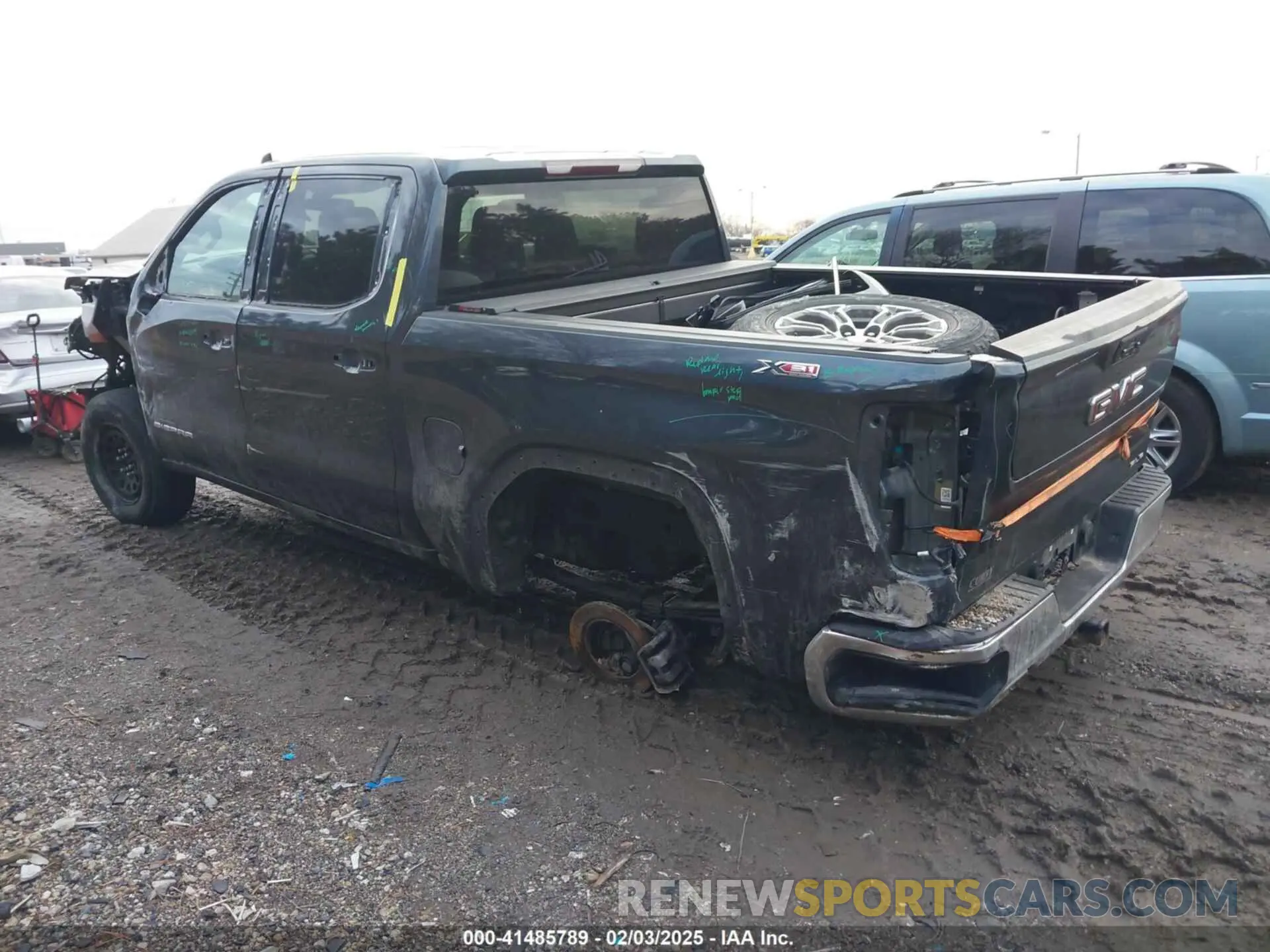 3 Photograph of a damaged car 1GTU9BED5MZ408087 GMC SIERRA 1500 2021