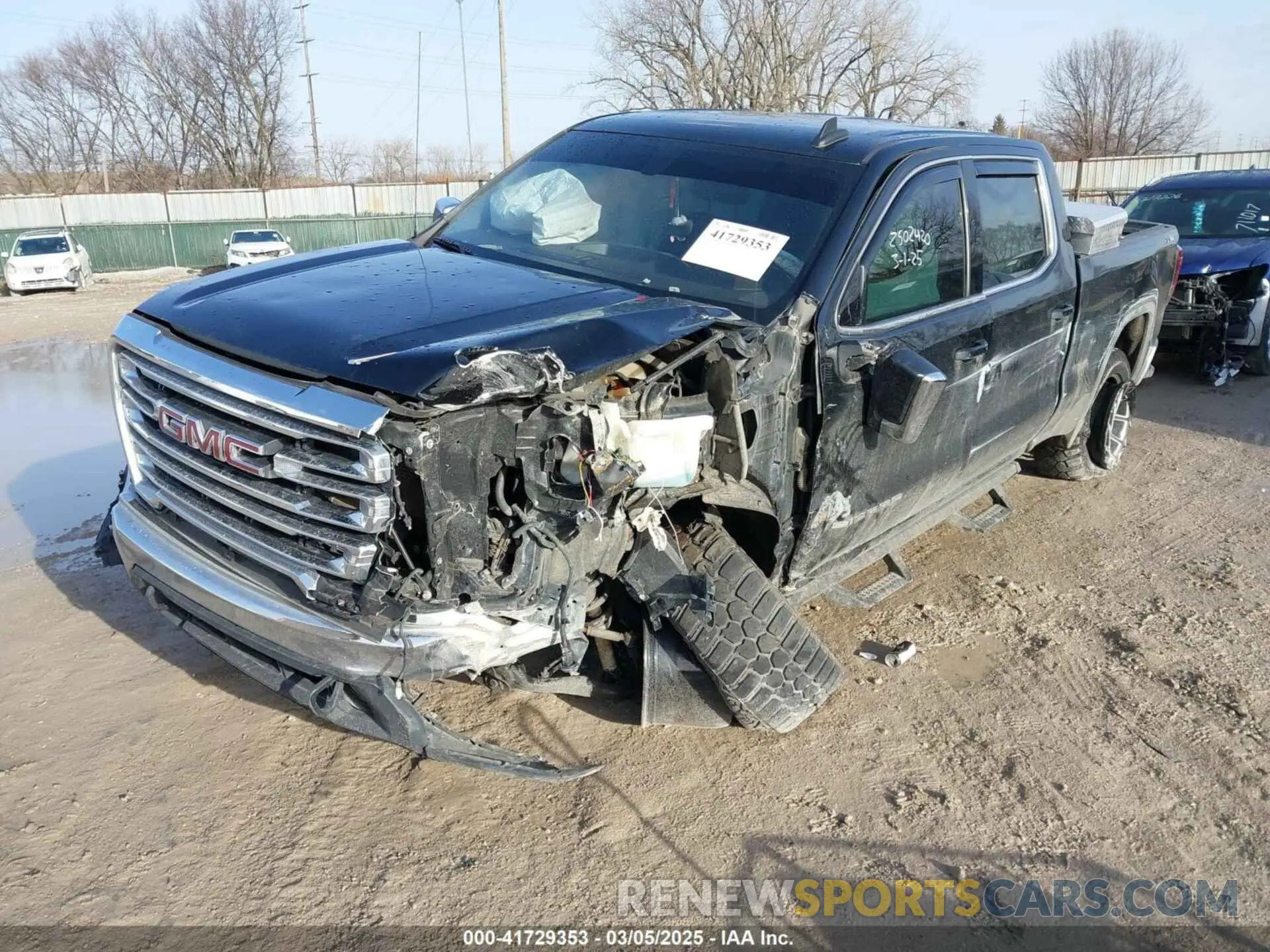 2 Photograph of a damaged car 1GTU9BET1MZ345769 GMC SIERRA 1500 2021