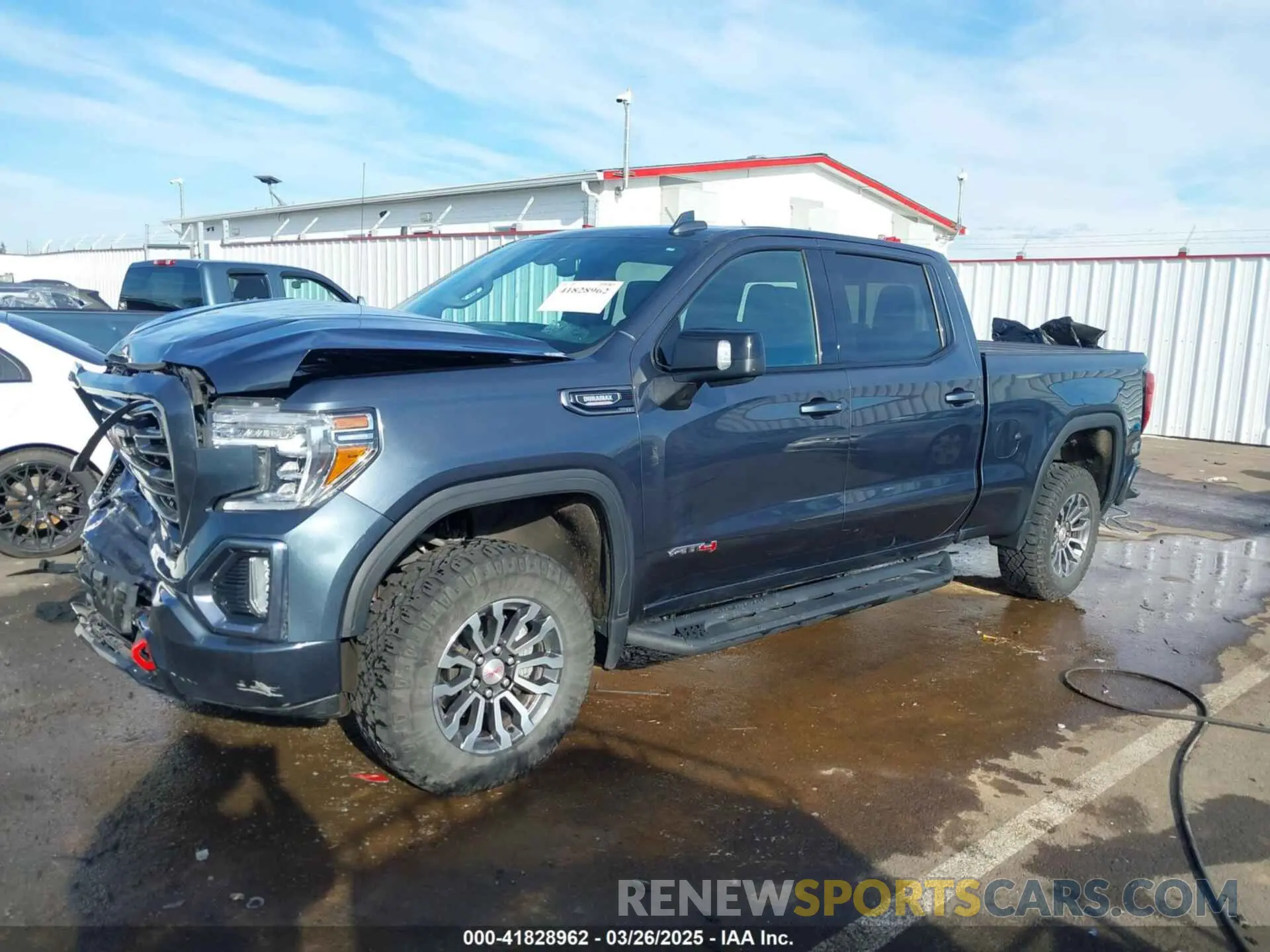2 Photograph of a damaged car 1GTU9EET5MZ369493 GMC SIERRA 1500 2021