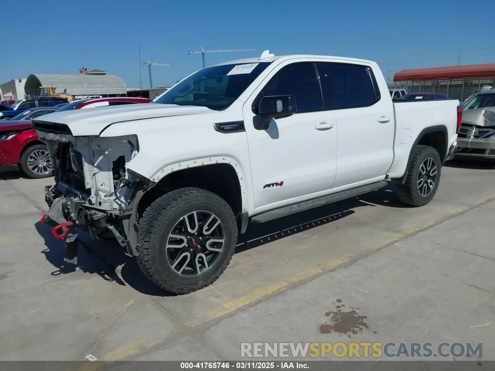 2 Фотография поврежденного автомобиля 1GTU9EET6MZ178665 GMC SIERRA 1500 2021
