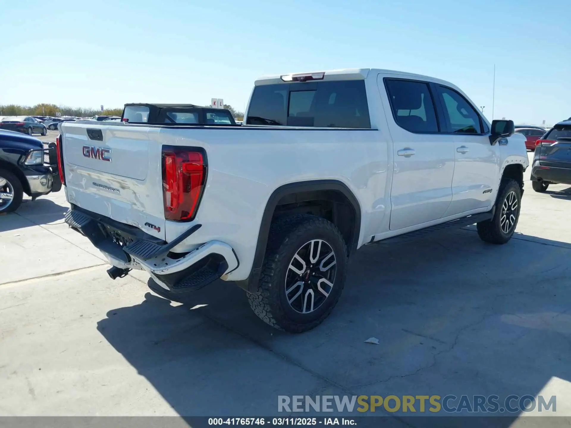4 Фотография поврежденного автомобиля 1GTU9EET6MZ178665 GMC SIERRA 1500 2021