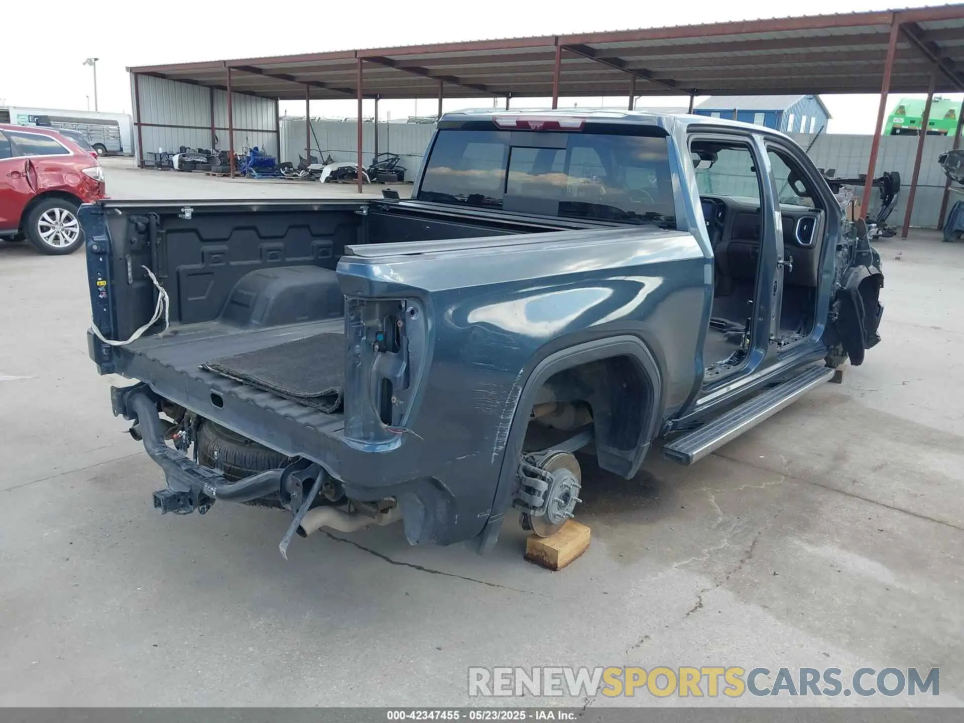 4 Фотография поврежденного автомобиля 1GTU9FEL7MZ303470 GMC SIERRA 1500 2021