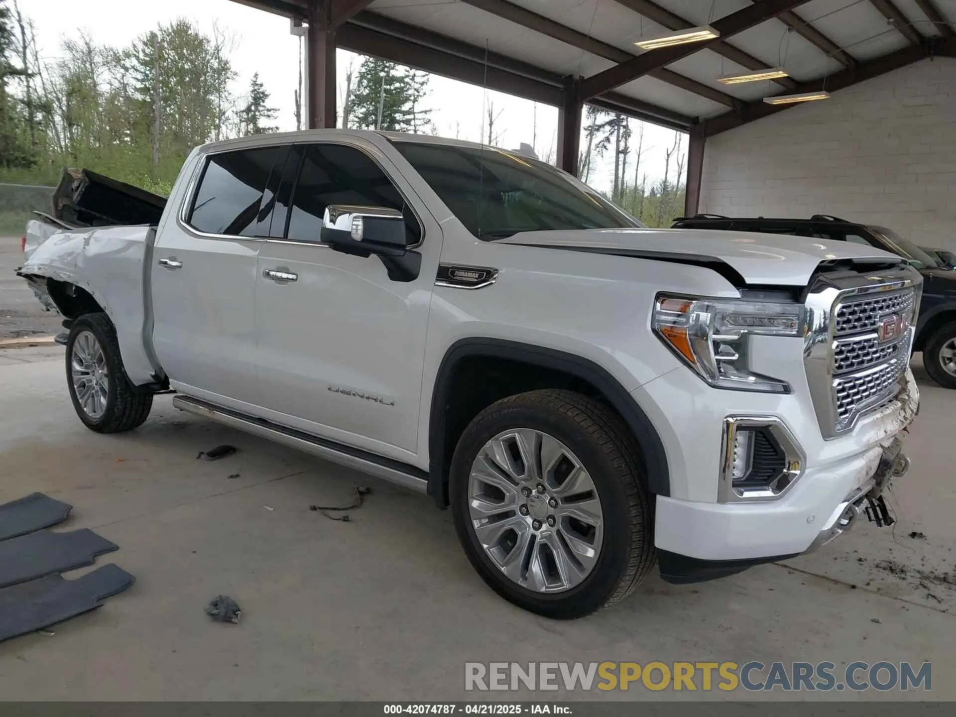 1 Photograph of a damaged car 1GTU9FET2MZ113768 GMC SIERRA 1500 2021