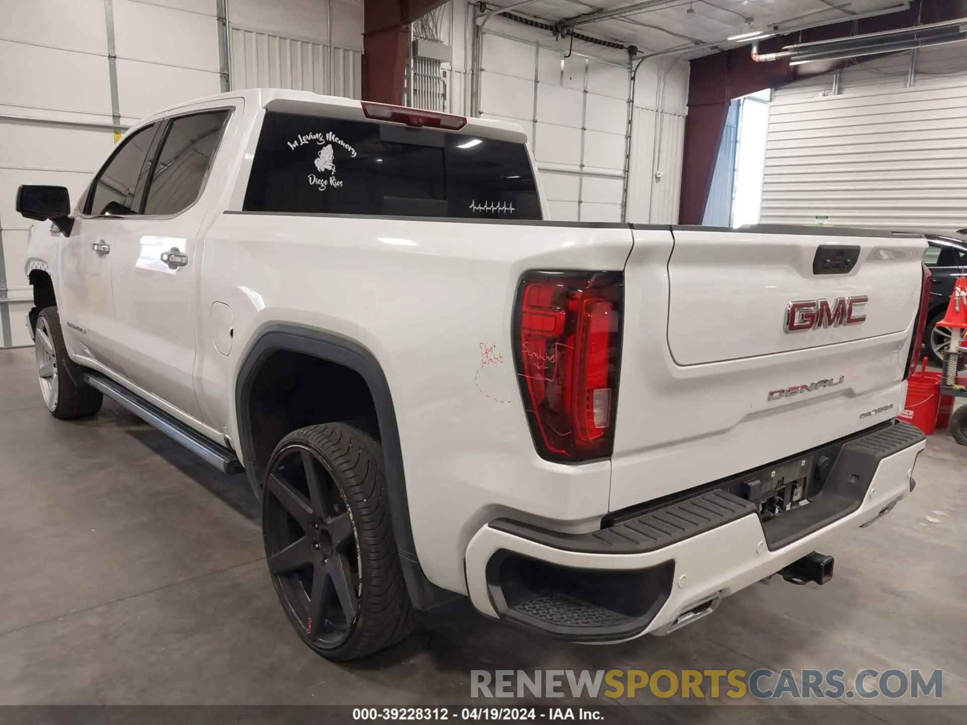 3 Фотография поврежденного автомобиля 1GTU9FET6MZ354538 GMC SIERRA 1500 2021
