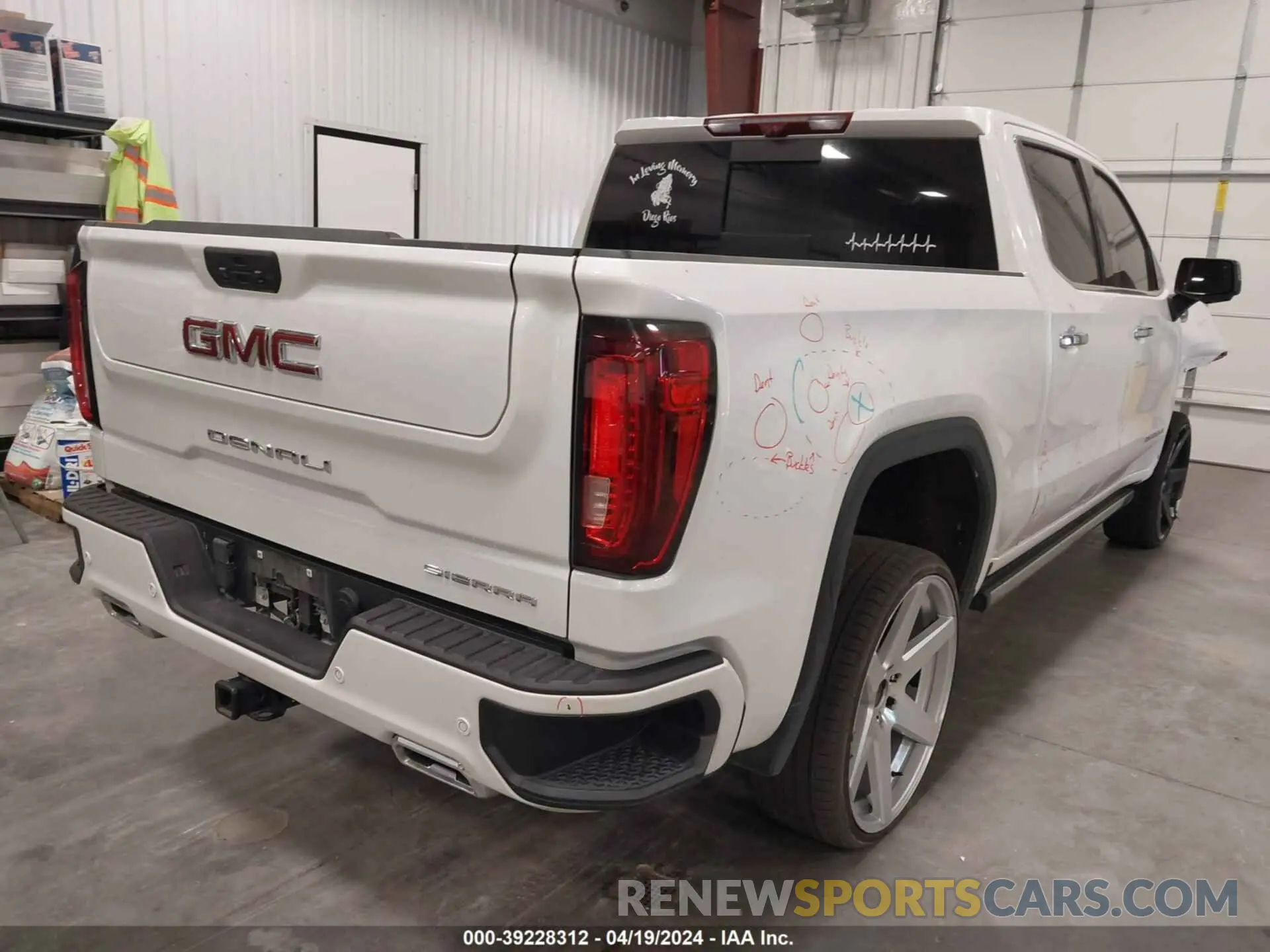4 Фотография поврежденного автомобиля 1GTU9FET6MZ354538 GMC SIERRA 1500 2021