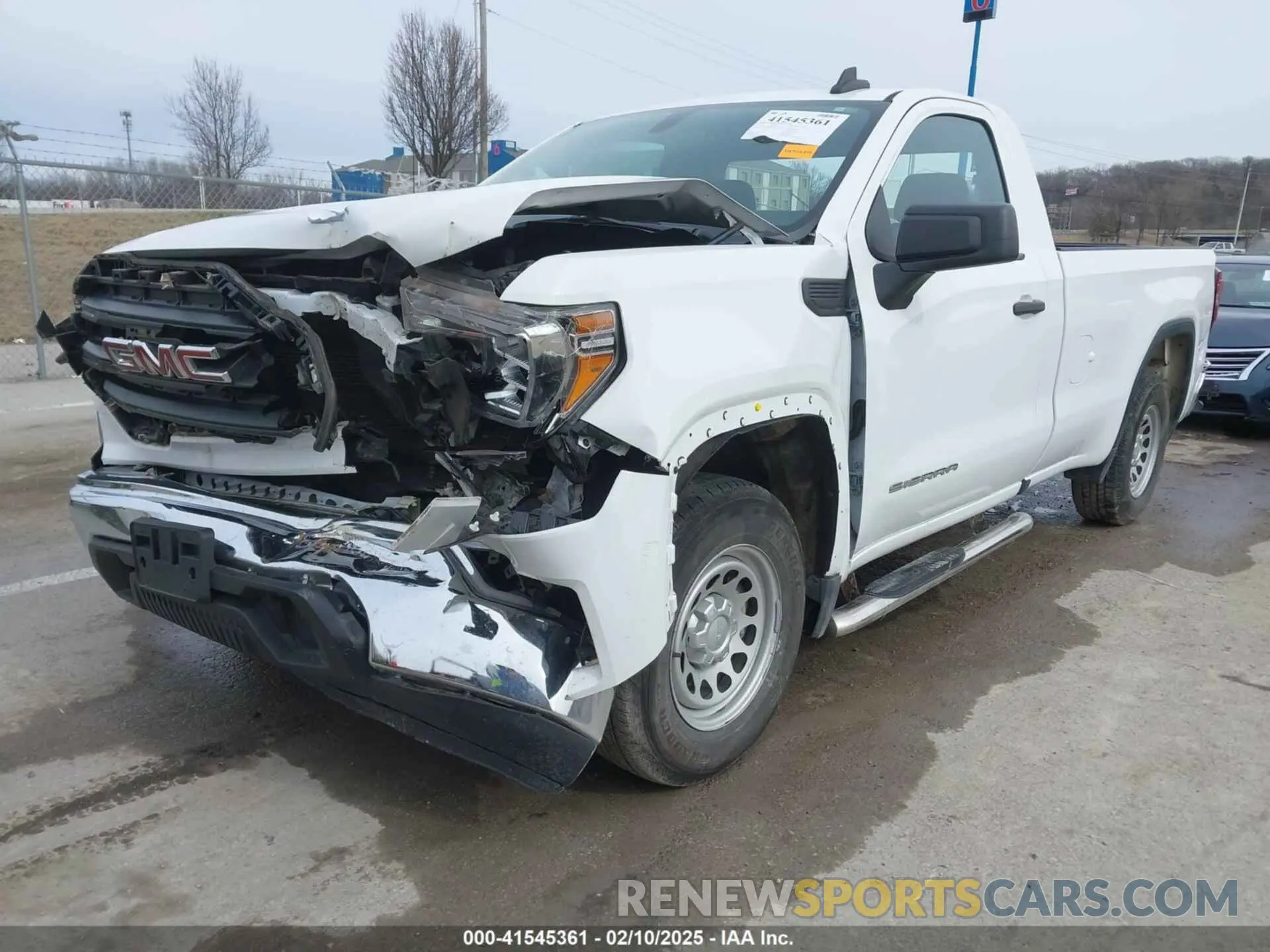 2 Photograph of a damaged car 3GTN8AEF4MG199461 GMC SIERRA 1500 2021