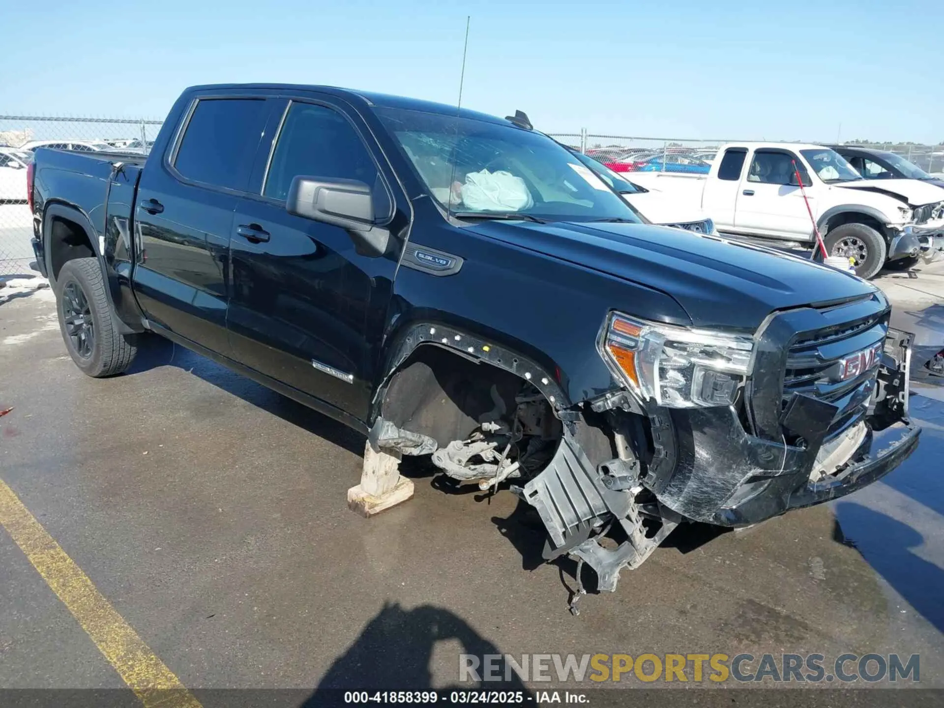 1 Photograph of a damaged car 3GTP8CED0MG174527 GMC SIERRA 1500 2021