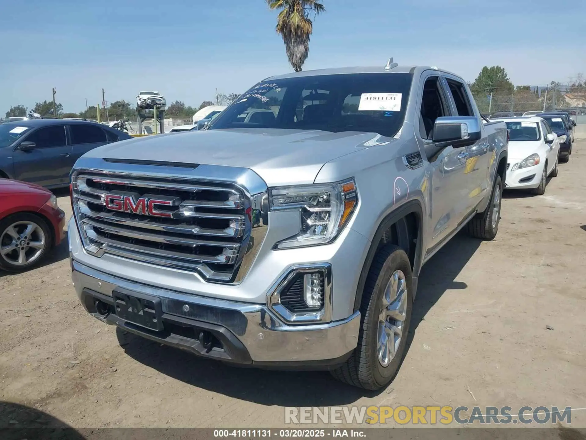 2 Photograph of a damaged car 3GTP8DED2MG232577 GMC SIERRA 1500 2021