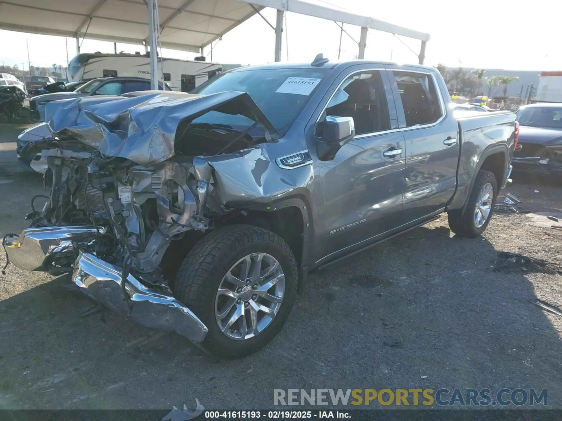 2 Фотография поврежденного автомобиля 3GTP8DET1MG382882 GMC SIERRA 1500 2021