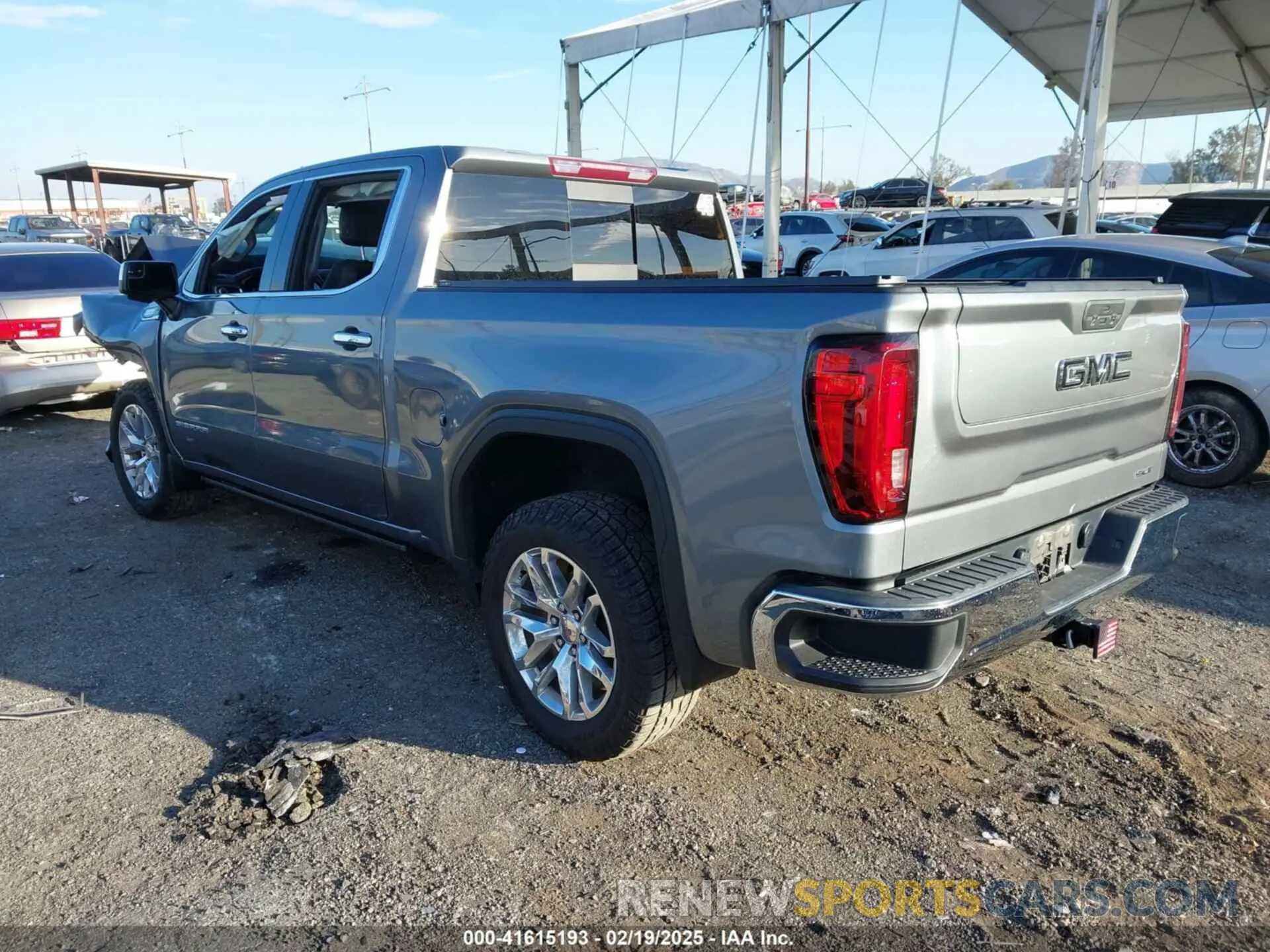 3 Фотография поврежденного автомобиля 3GTP8DET1MG382882 GMC SIERRA 1500 2021