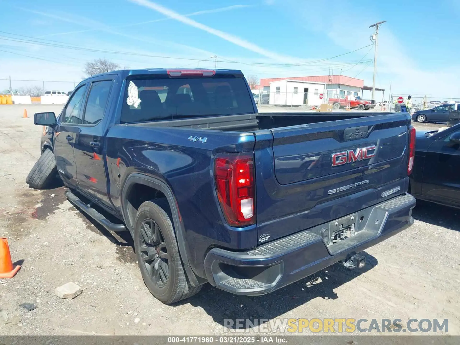 3 Photograph of a damaged car 3GTP9CEK8MG482718 GMC SIERRA 1500 2021