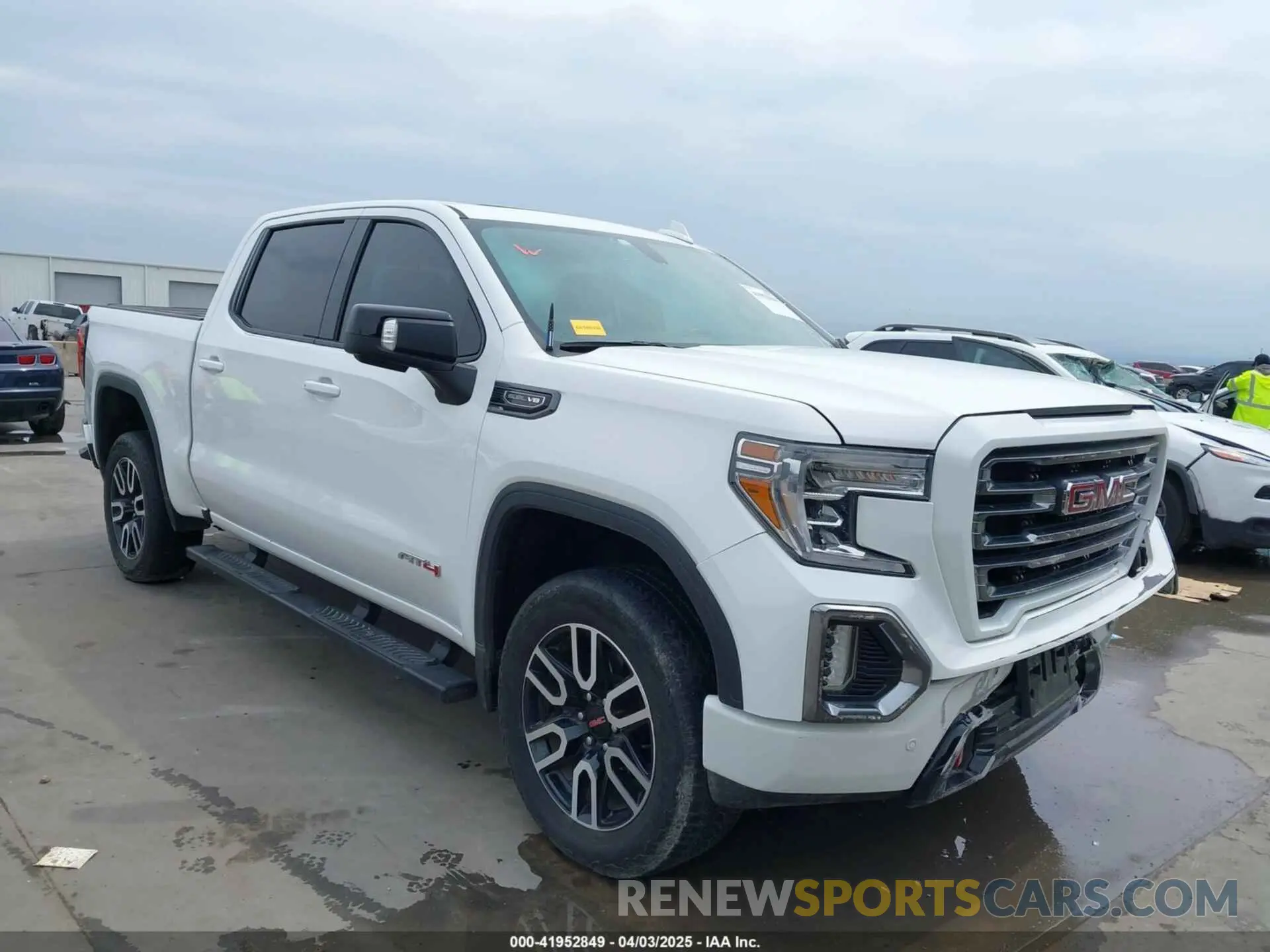 1 Photograph of a damaged car 3GTP9EED0MG239885 GMC SIERRA 1500 2021