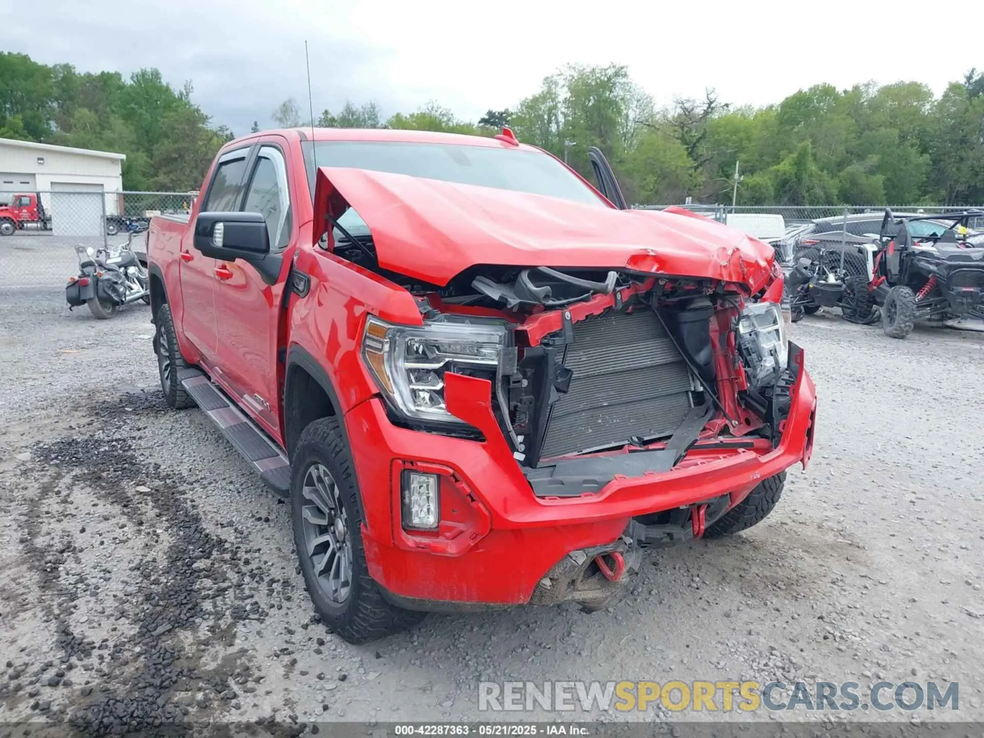 6 Фотография поврежденного автомобиля 3GTP9EED2MG382241 GMC SIERRA 1500 2021