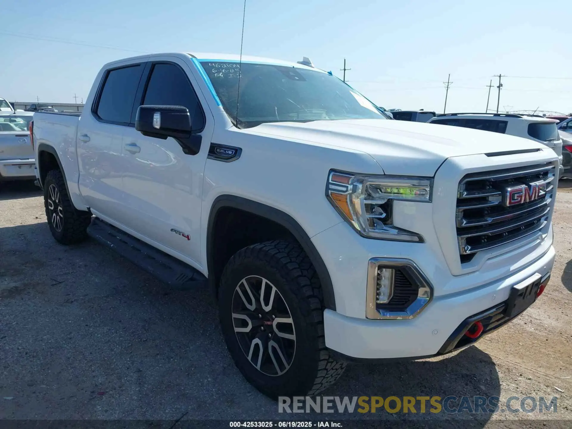 1 Photograph of a damaged car 3GTP9EED6MG183046 GMC SIERRA 1500 2021