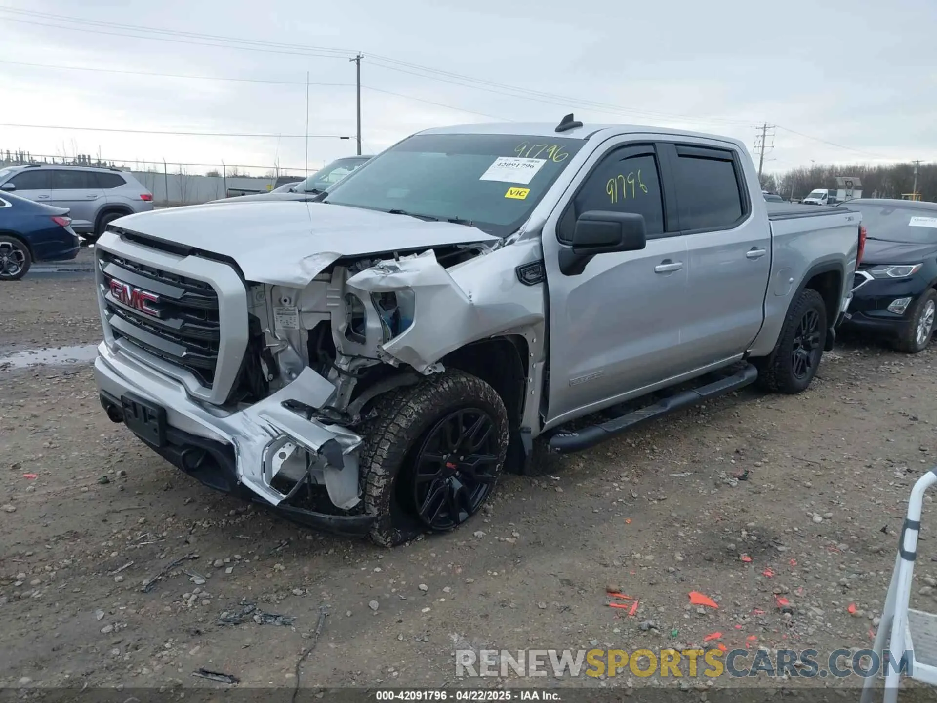 2 Фотография поврежденного автомобиля 3GTU9CED7MG229264 GMC SIERRA 1500 2021